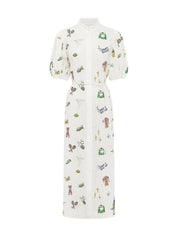 PLAY EMBROIDERED SHIRT DRESS