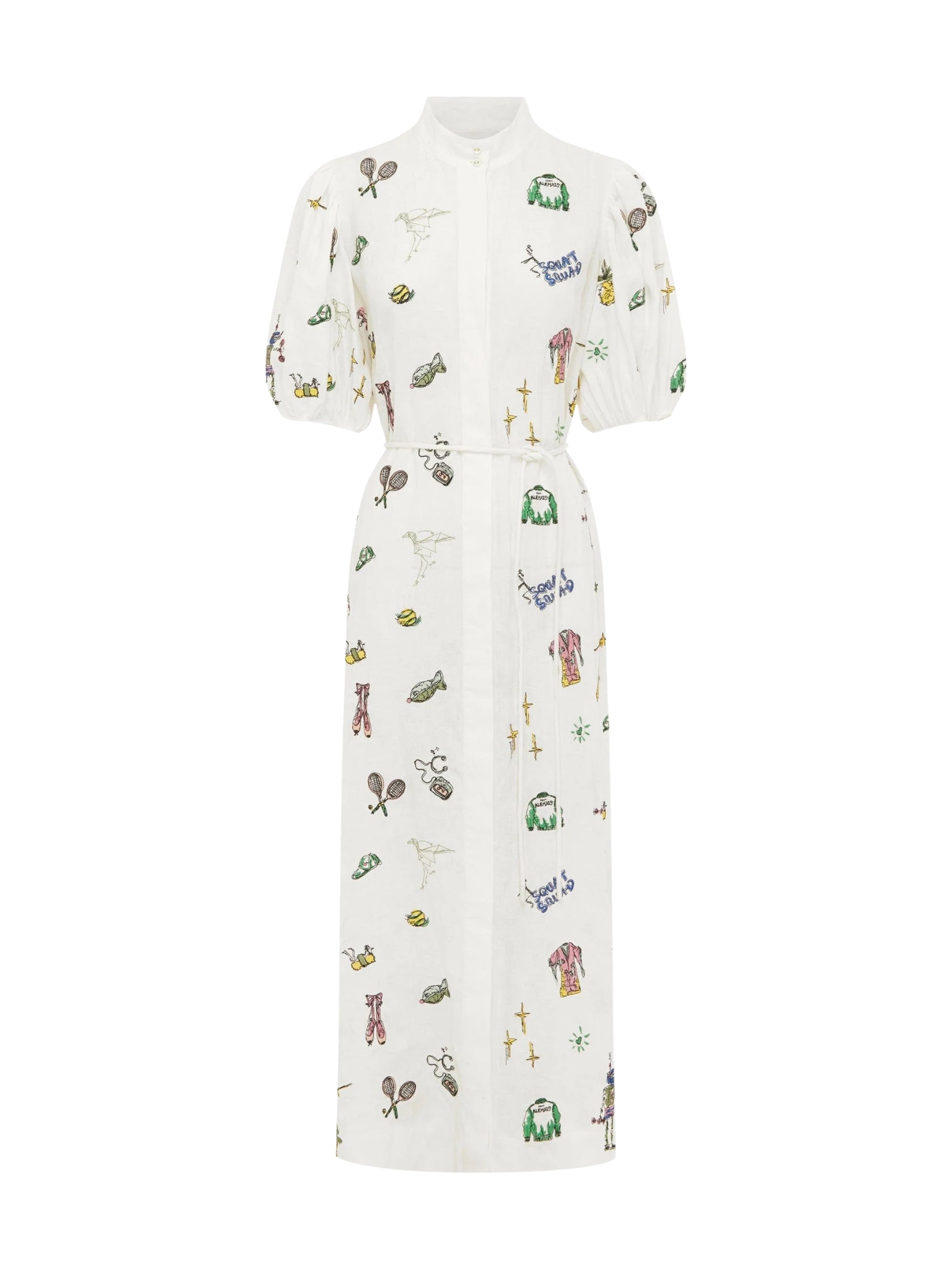 PLAY EMBROIDERED SHIRT DRESS