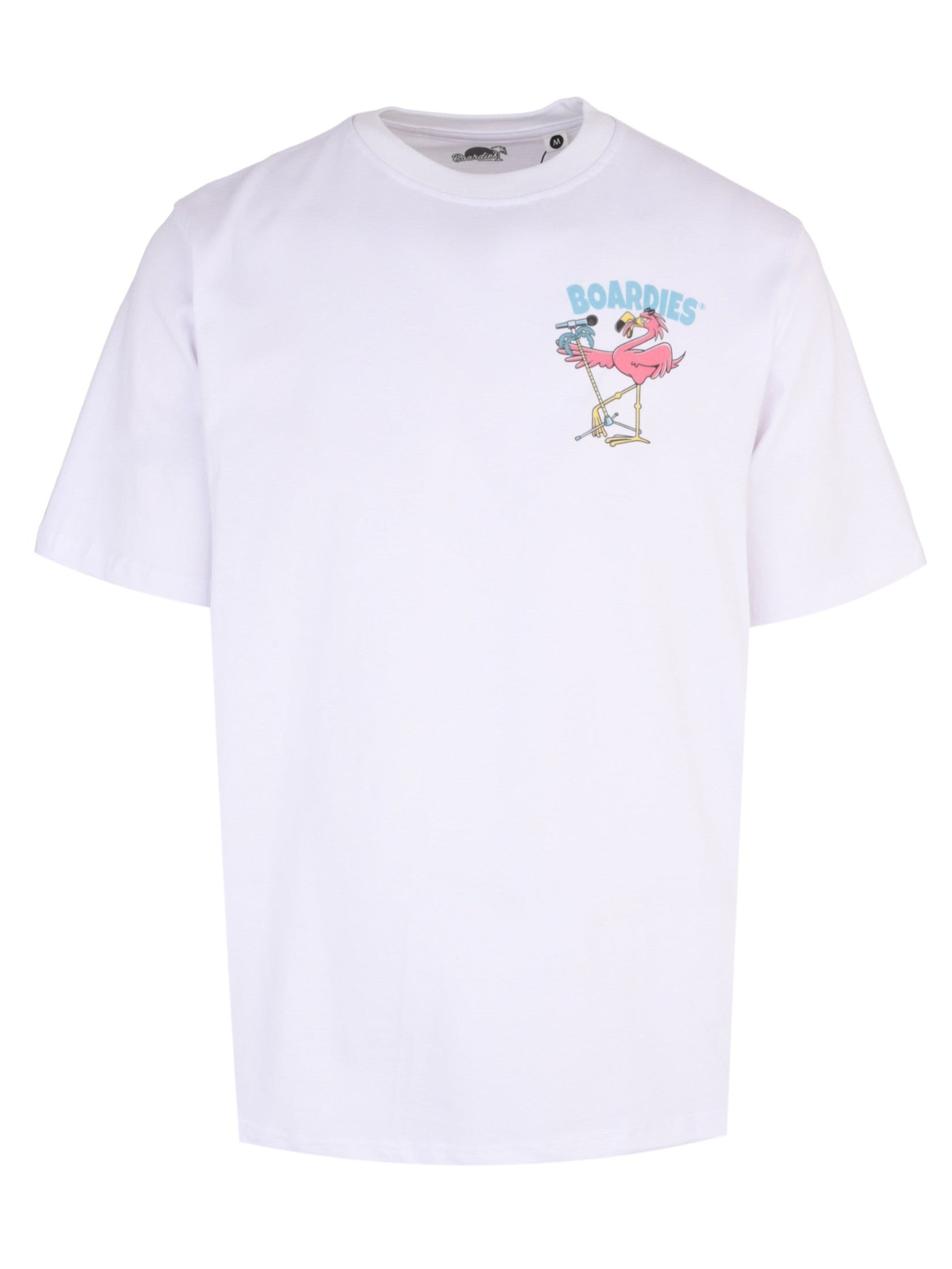 Boardies flam-ringo crew neck t-shirt