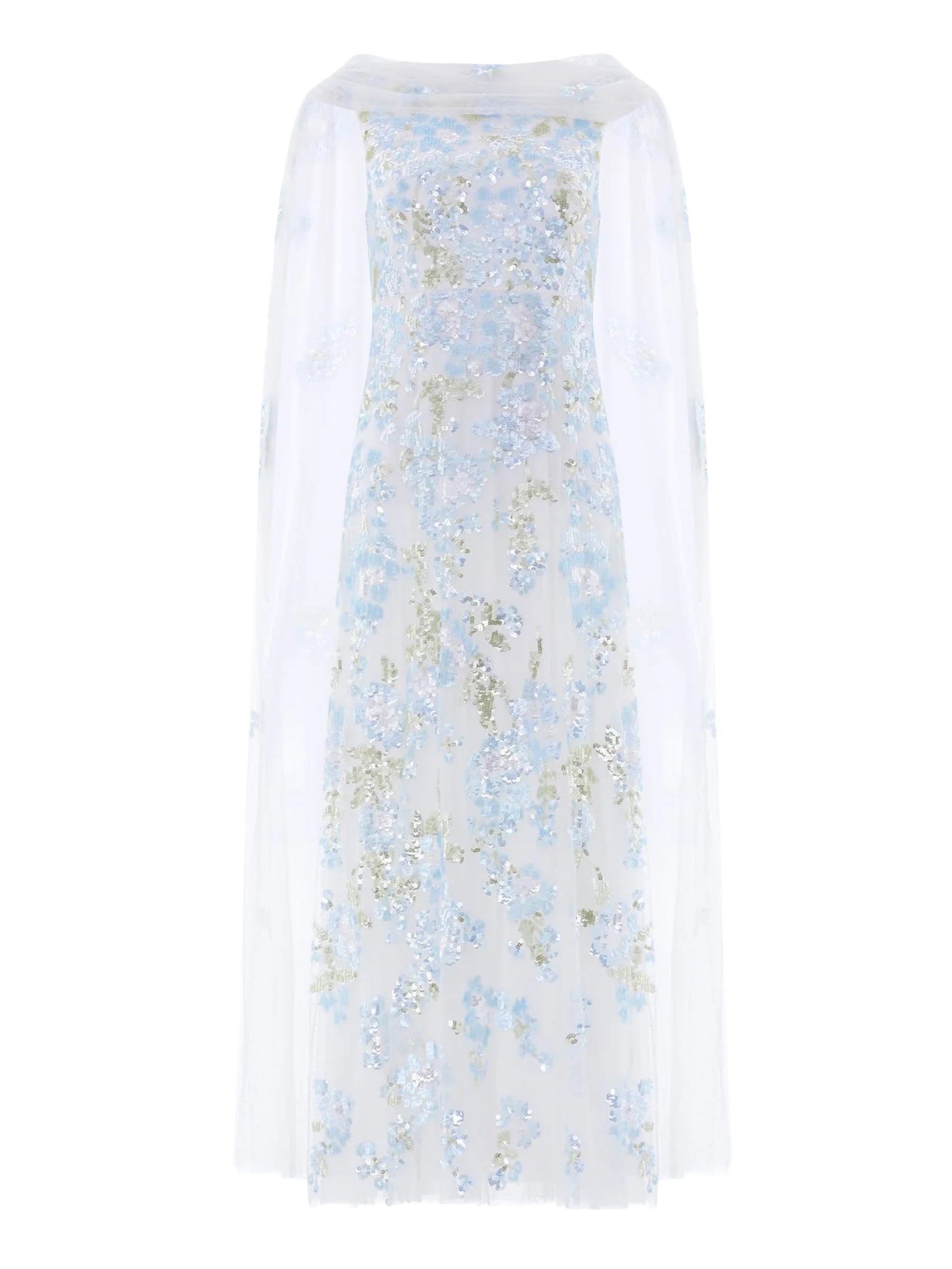 Wisteria sequin ankle gown