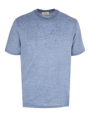 Short sleeves t-shirt delave linen jersey