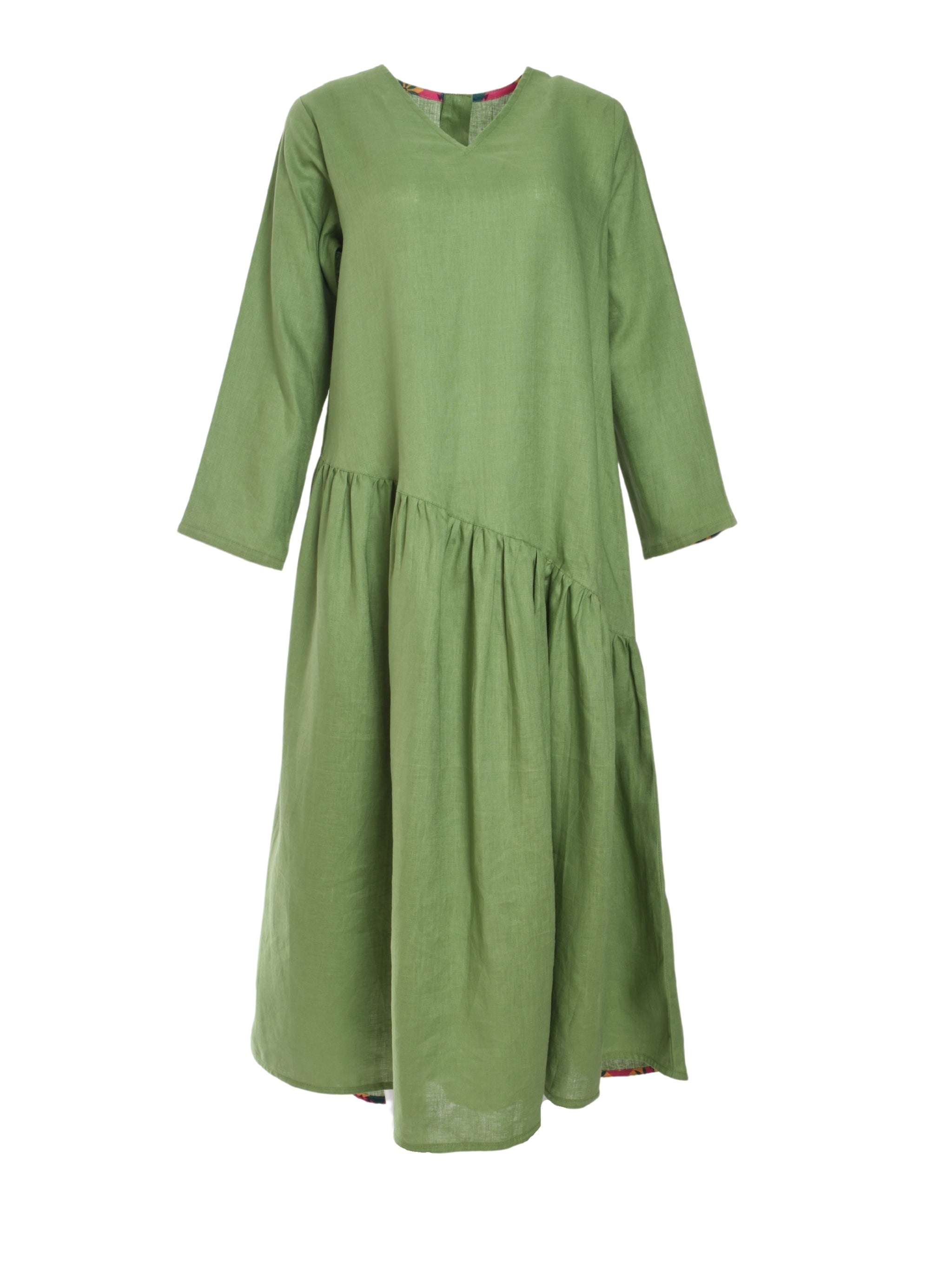 LONG LINEN DRESS