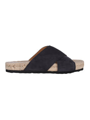 Crossed bands sandals