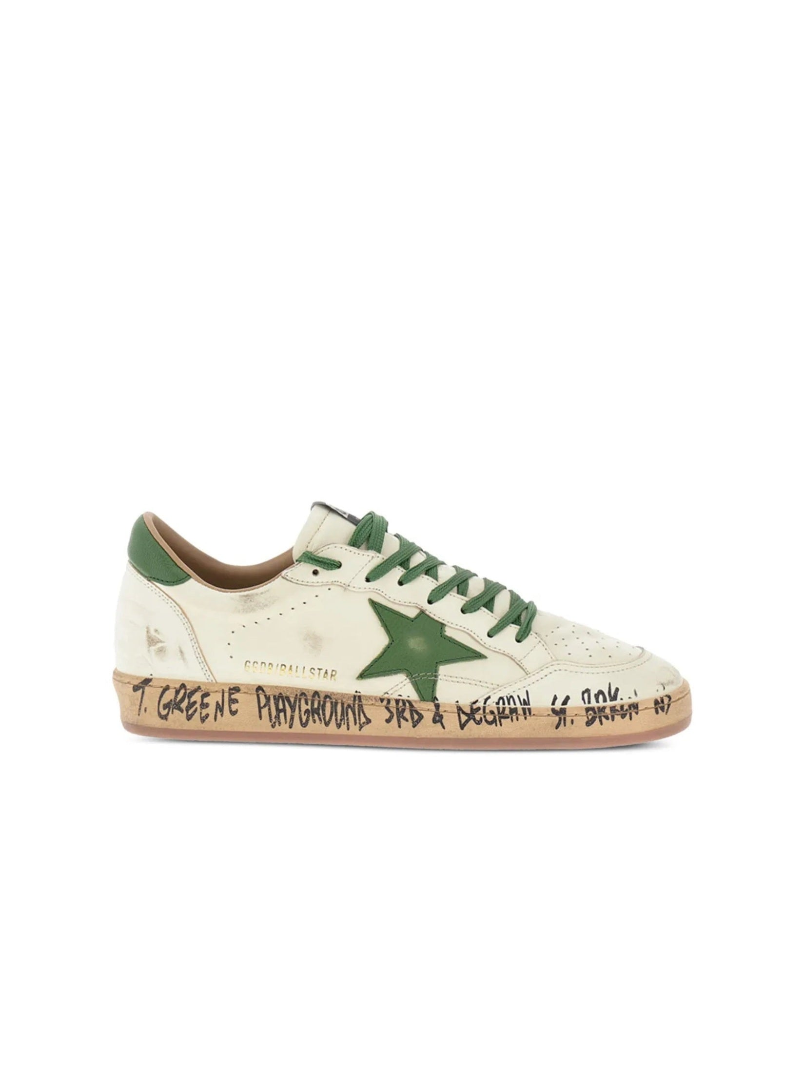 Ballstar nappa upper toe and spur leather star and heel