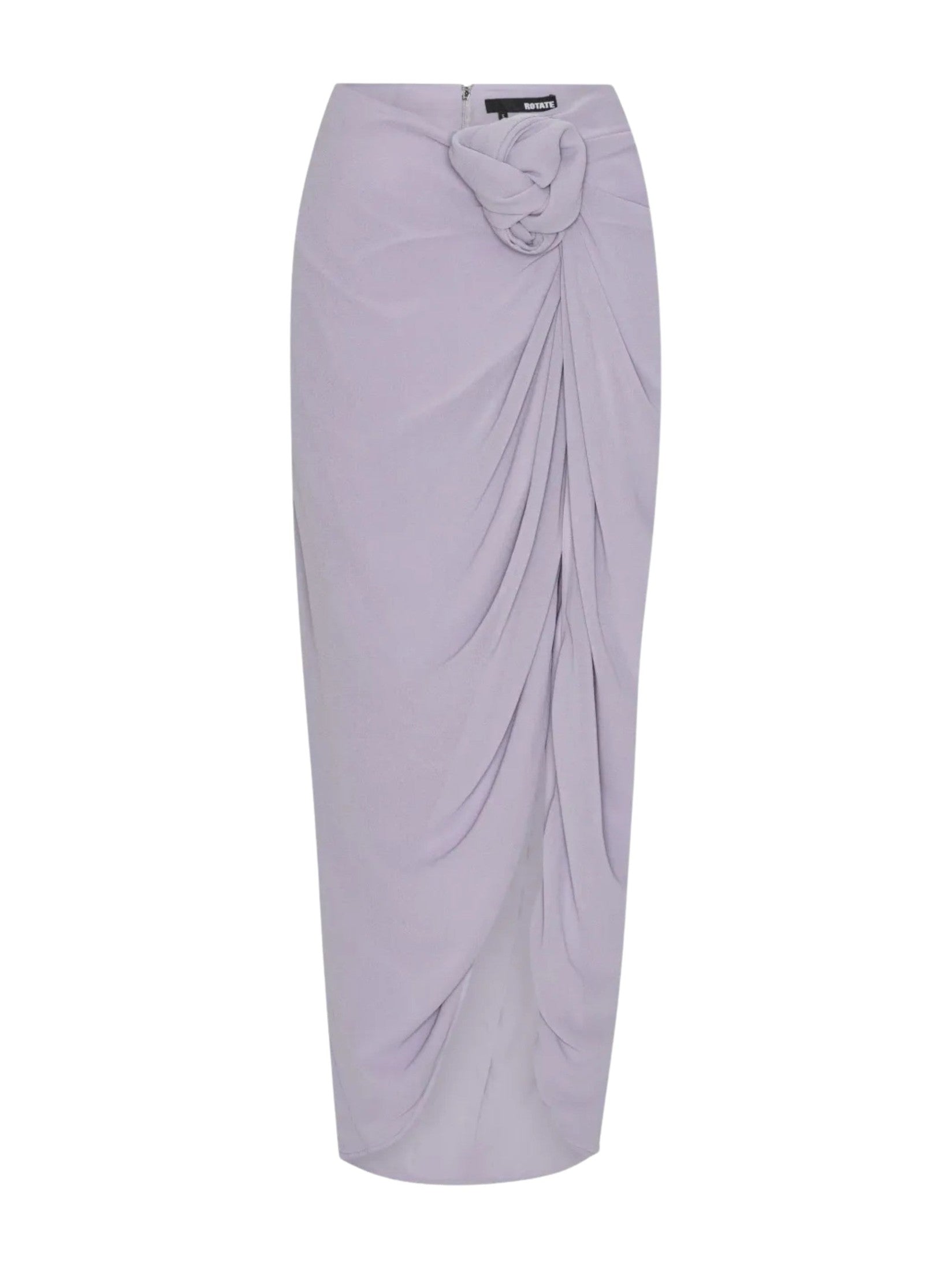 Crepe knot skirt