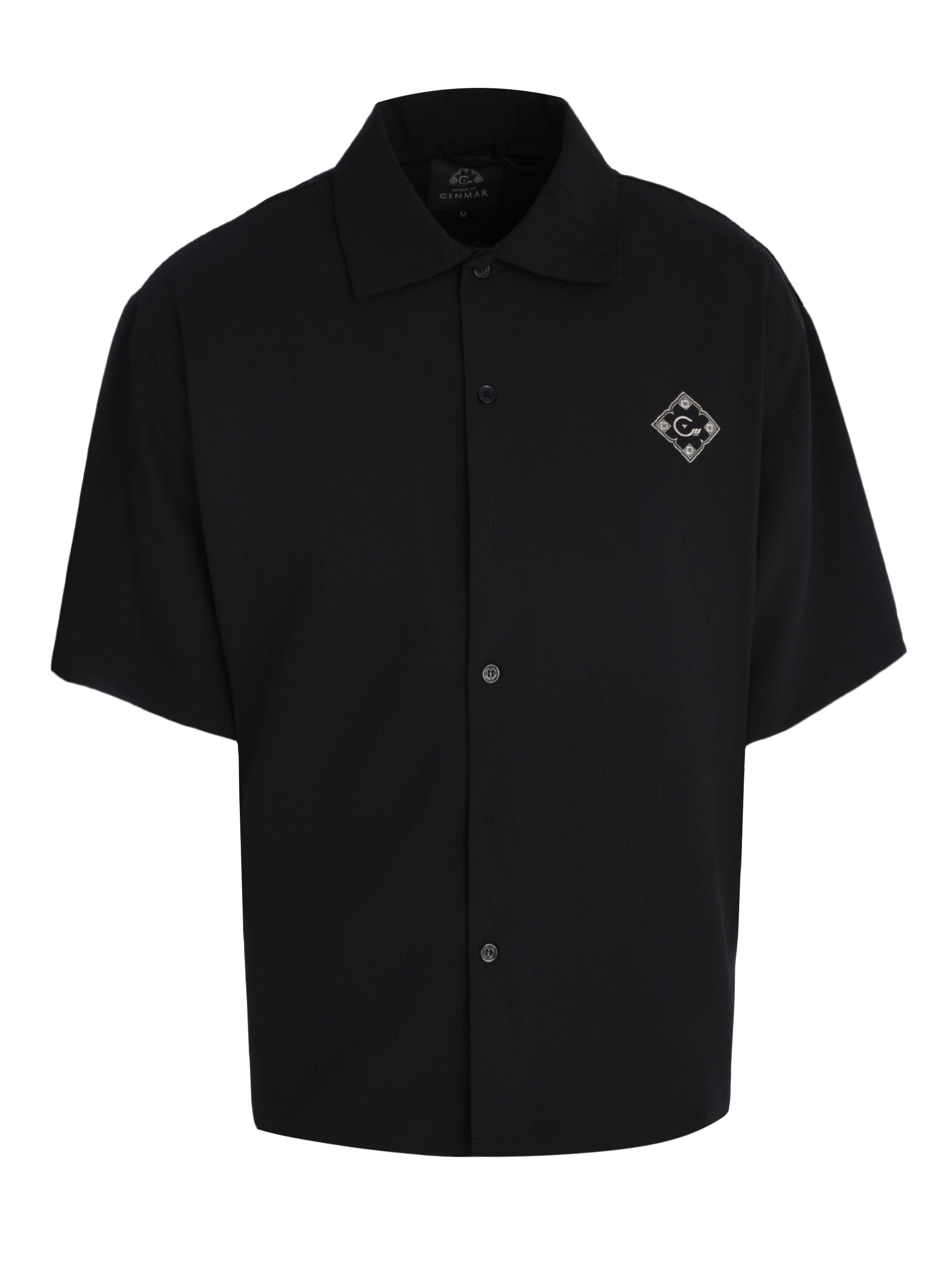 CENMAR BLACK HEAVY COTTON SHIRT