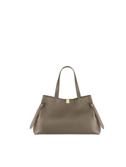 GYOZA TOTE TAUPE PEBBLE GRAINED LEATHER
