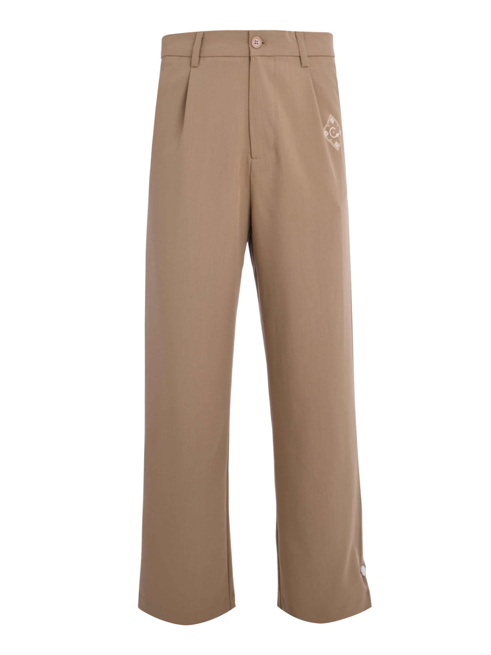 CENMAR OLIVE GREEN FORMAL STRAIGHT LEG PANTS