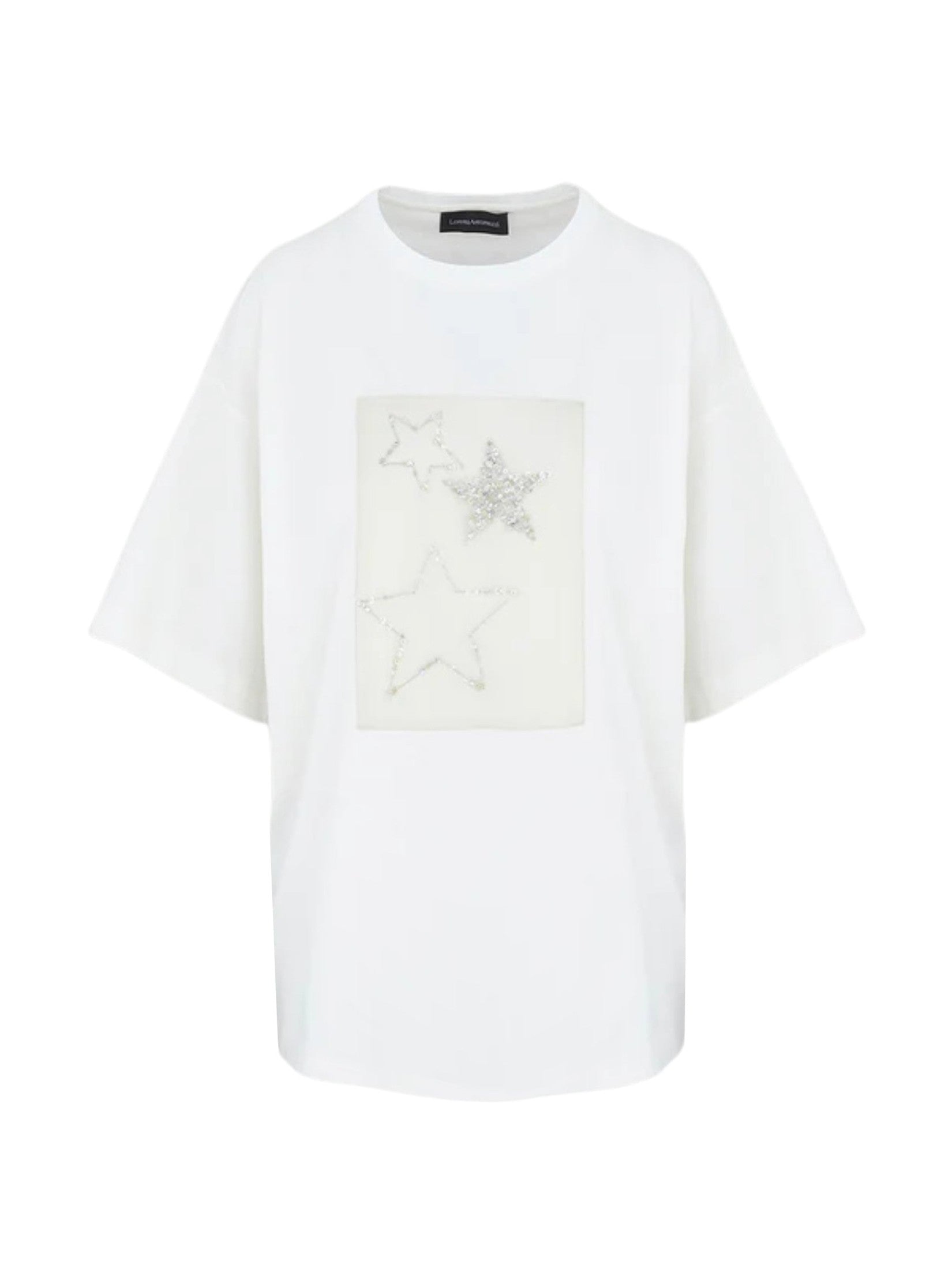 Embroidered cotton t-shirt