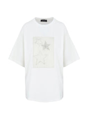 EMBROIDERED COTTON T-SHIRT