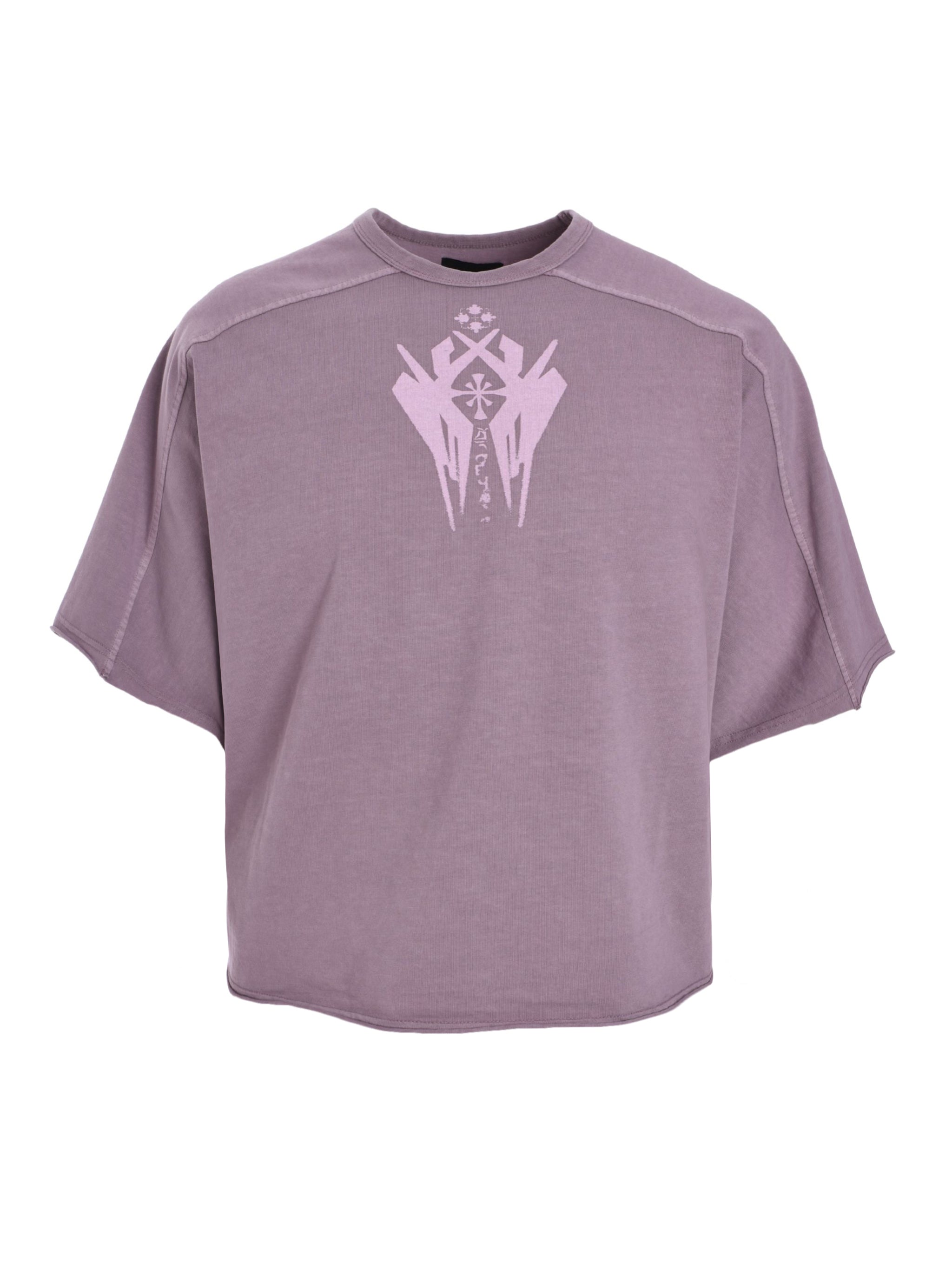 CROSS SYMBOL WASHED RAGLAN T-SHIRT