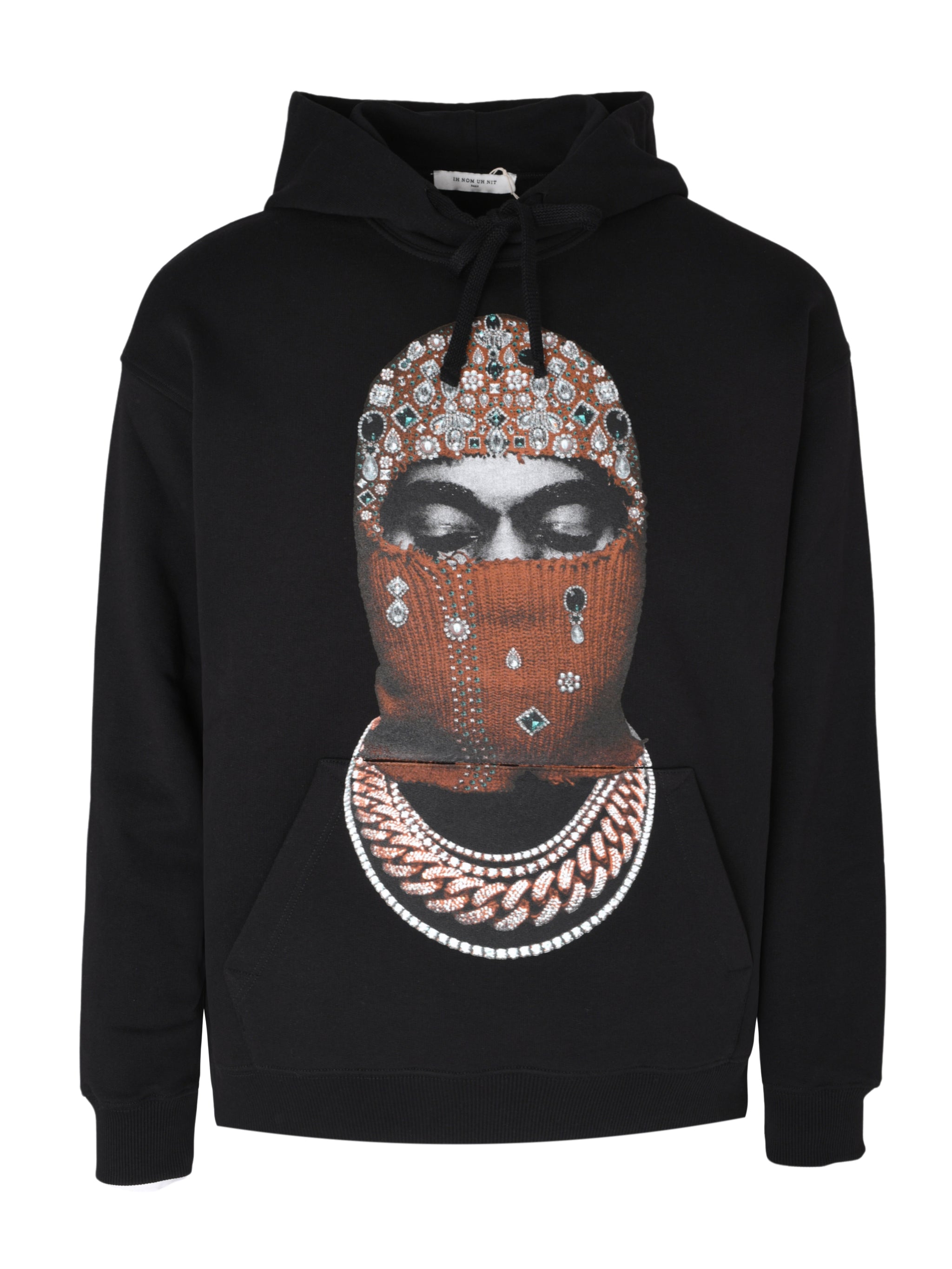 Hoodie mask jewerly print
