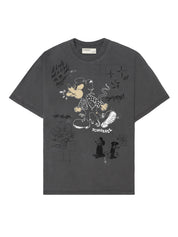 Spit t-shirt faded black