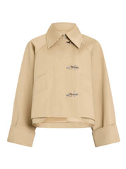Organic Cotton Oversized Short Parka