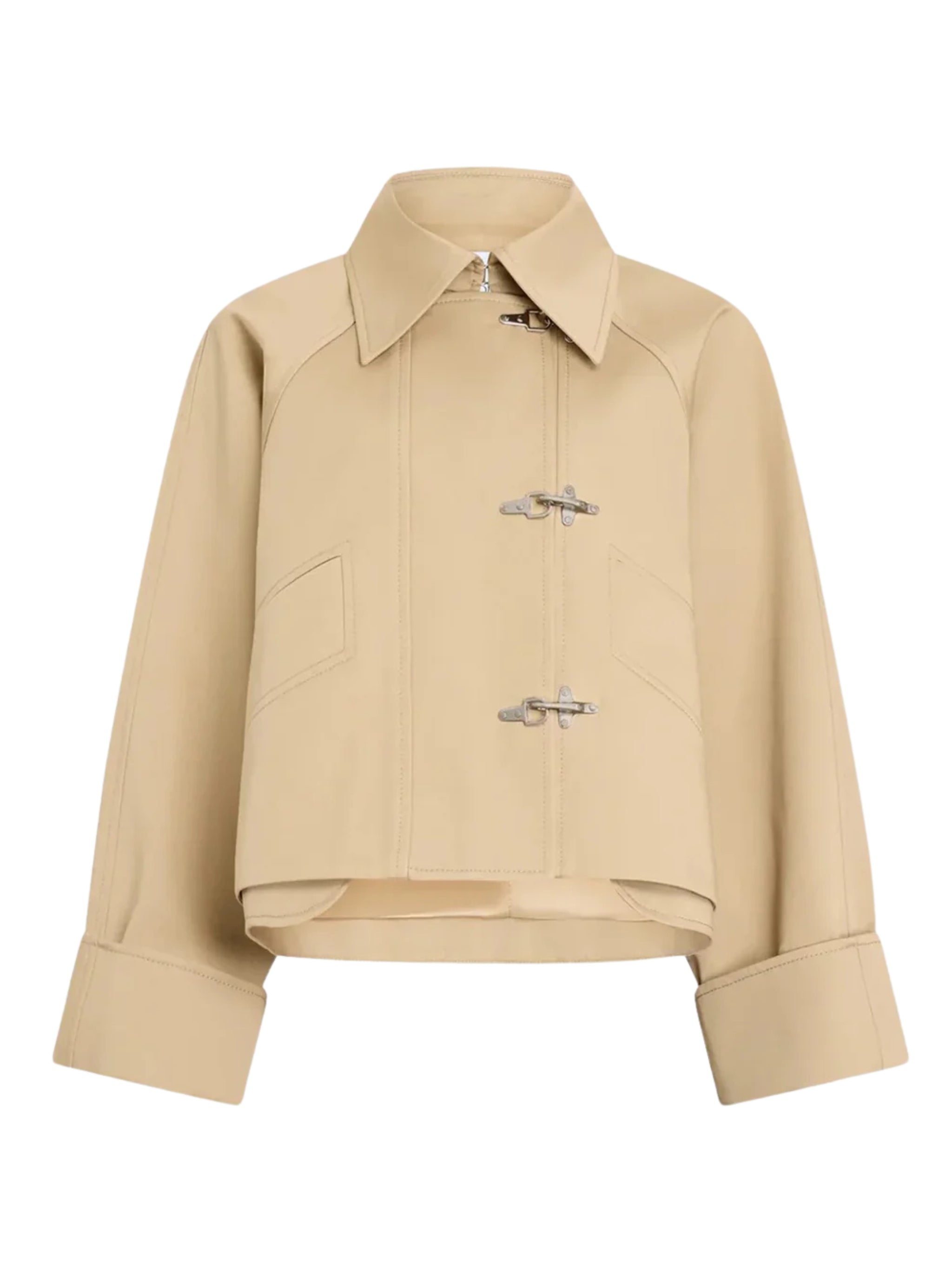 Organic Cotton Oversized Short Parka