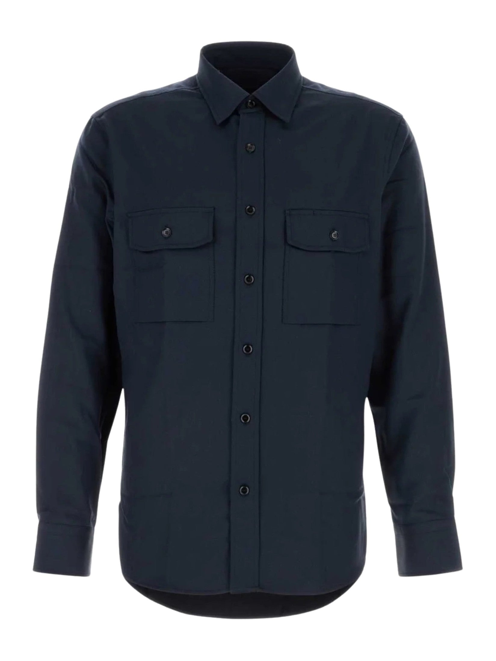 Buttoned Military Shirt