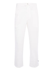 LINEN WHITE PANT (LOGO BACK POCKET)