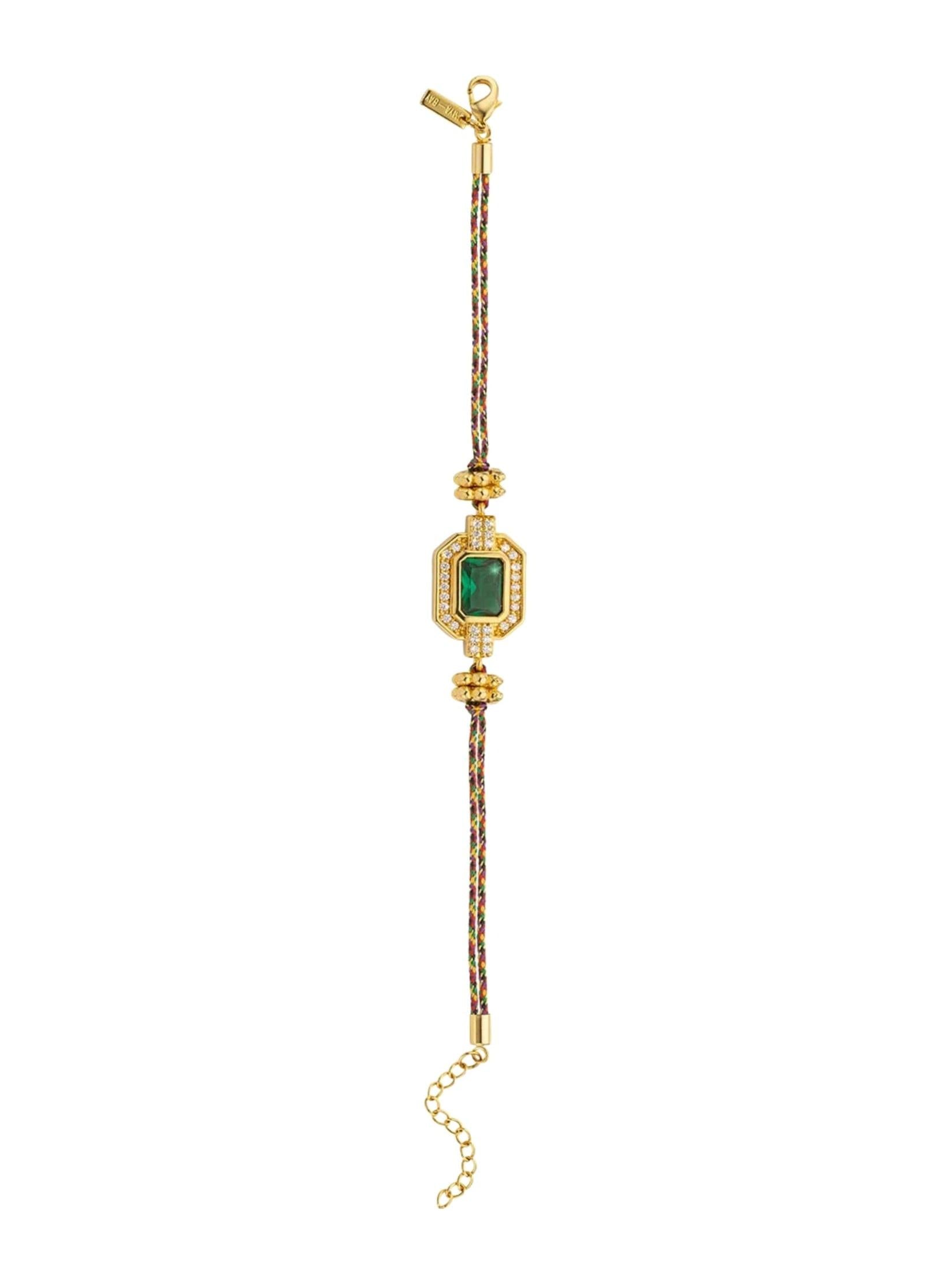Green shiny art deco
