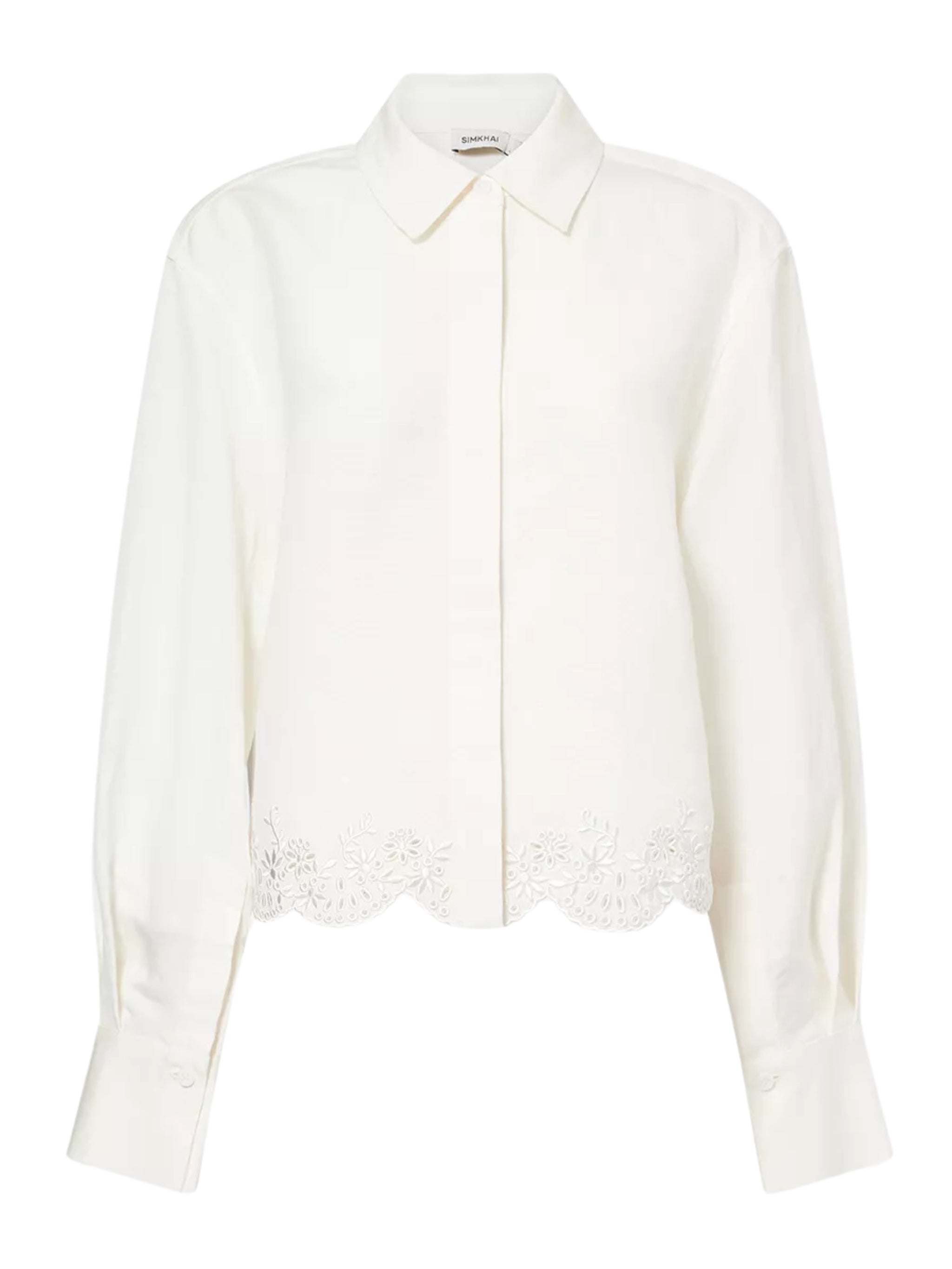 Ames embroidered linen shirt