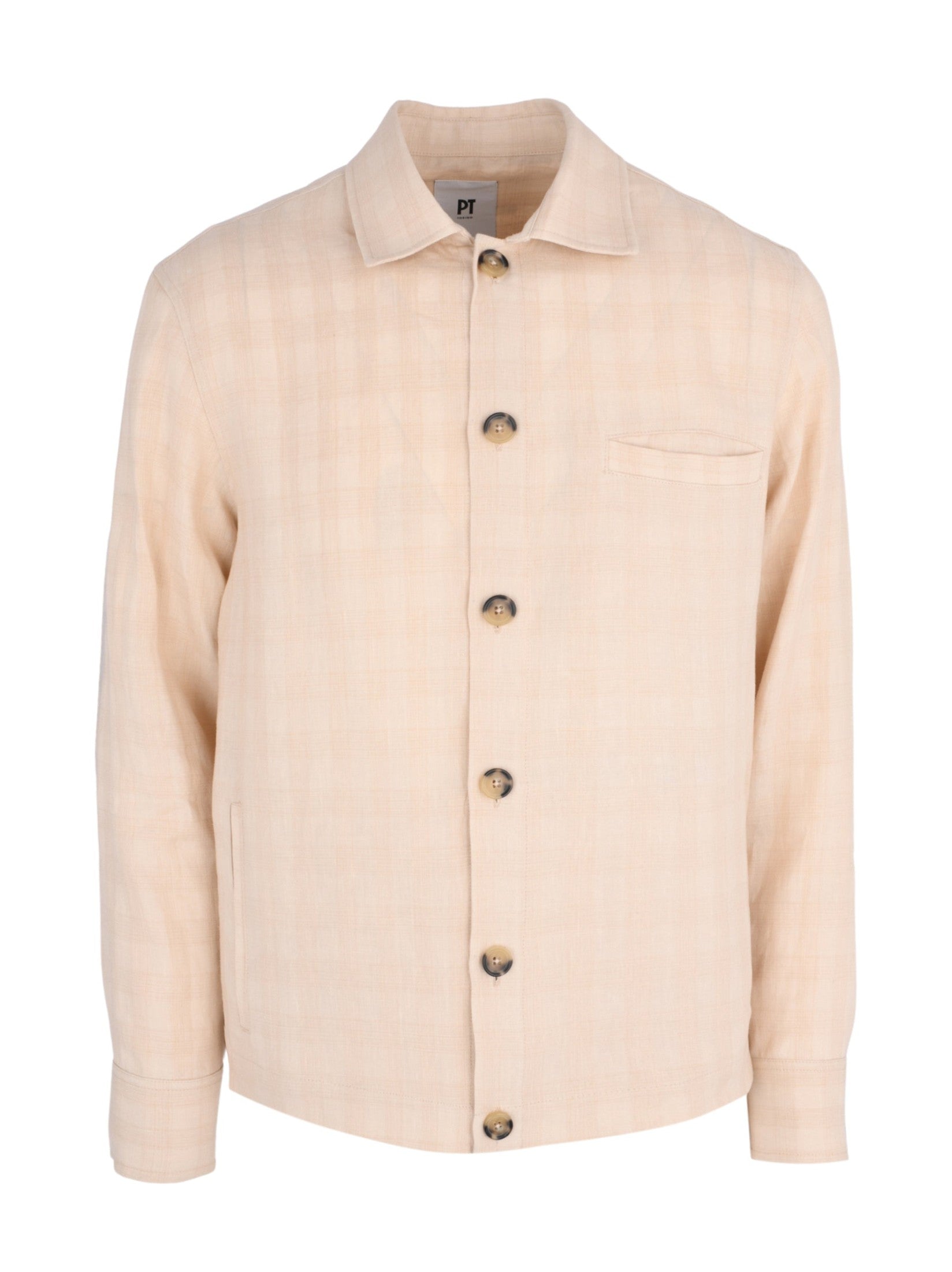 Jacket undecostructed shirt jacket shirt collar & wrist unlined regular fit