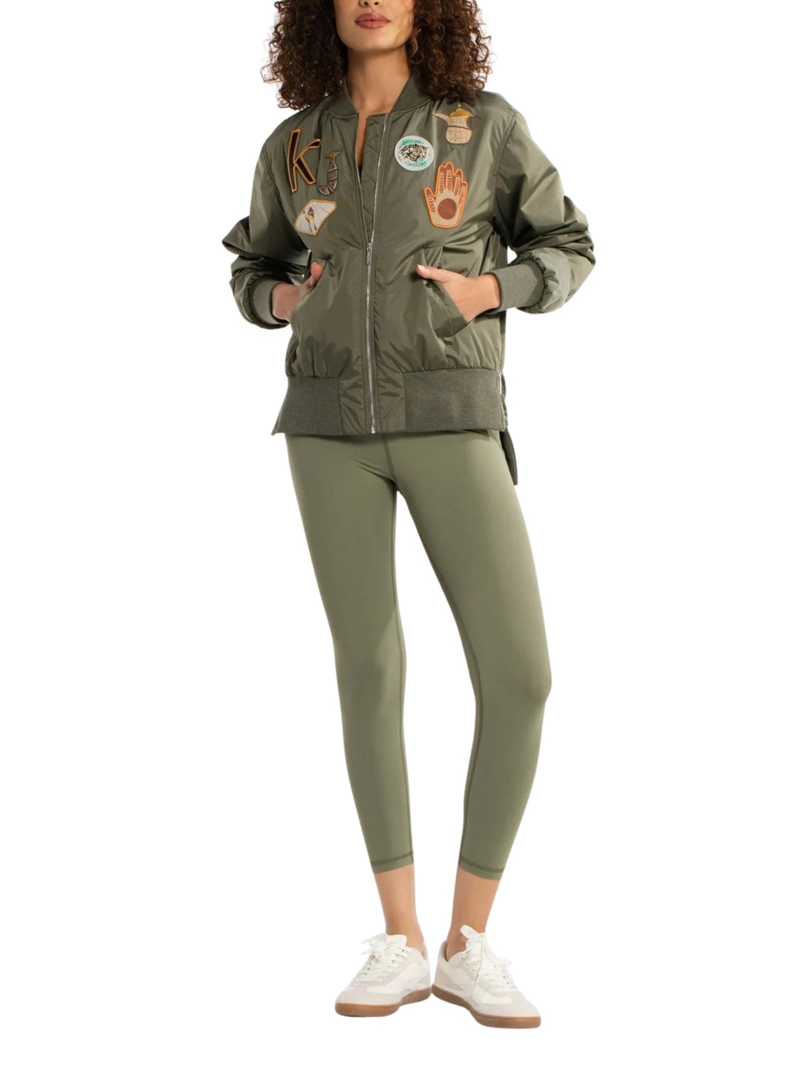 Badges bomber jacket