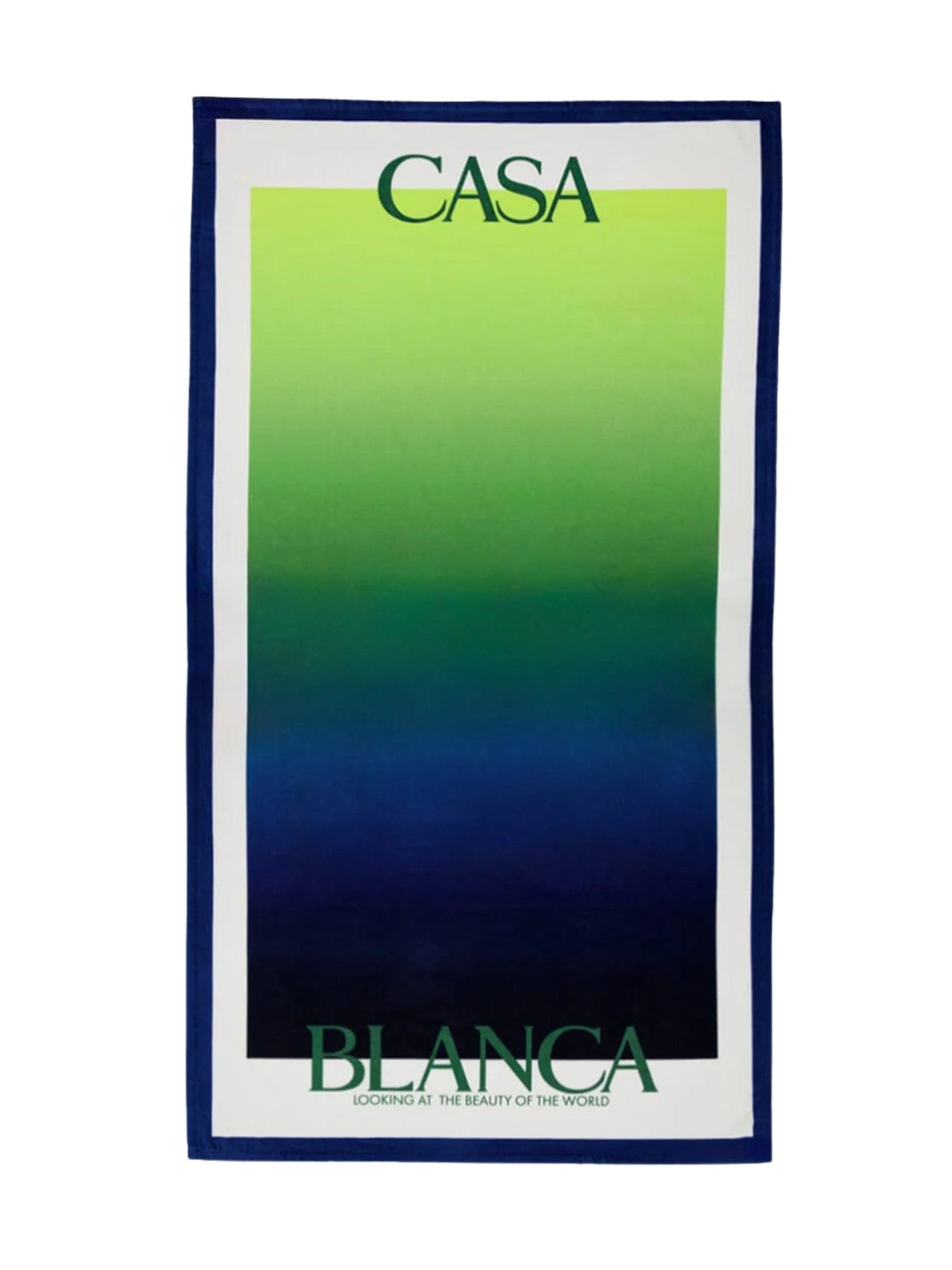 Printed gradient beach towel