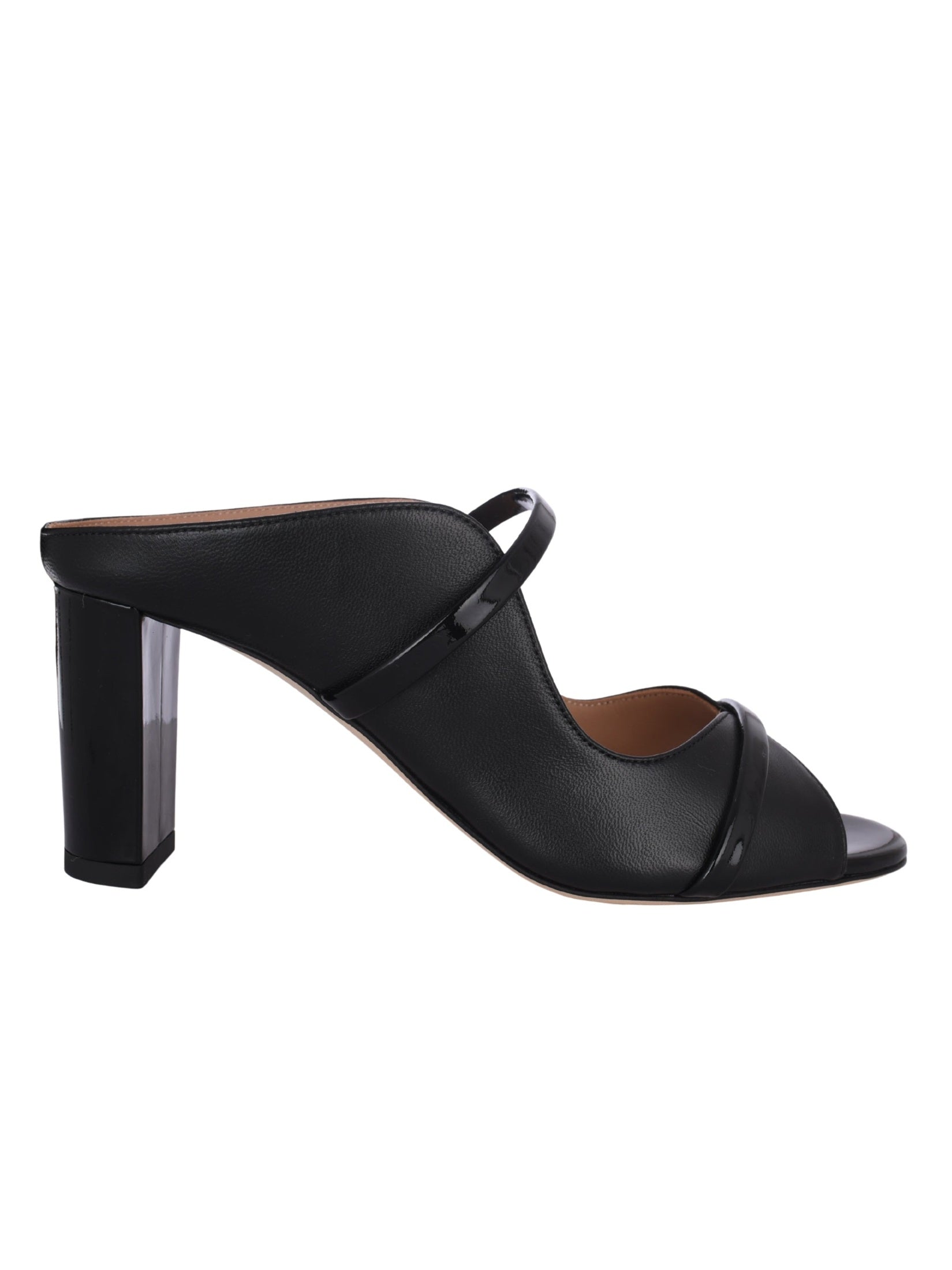 Norah 45 black leather sandals