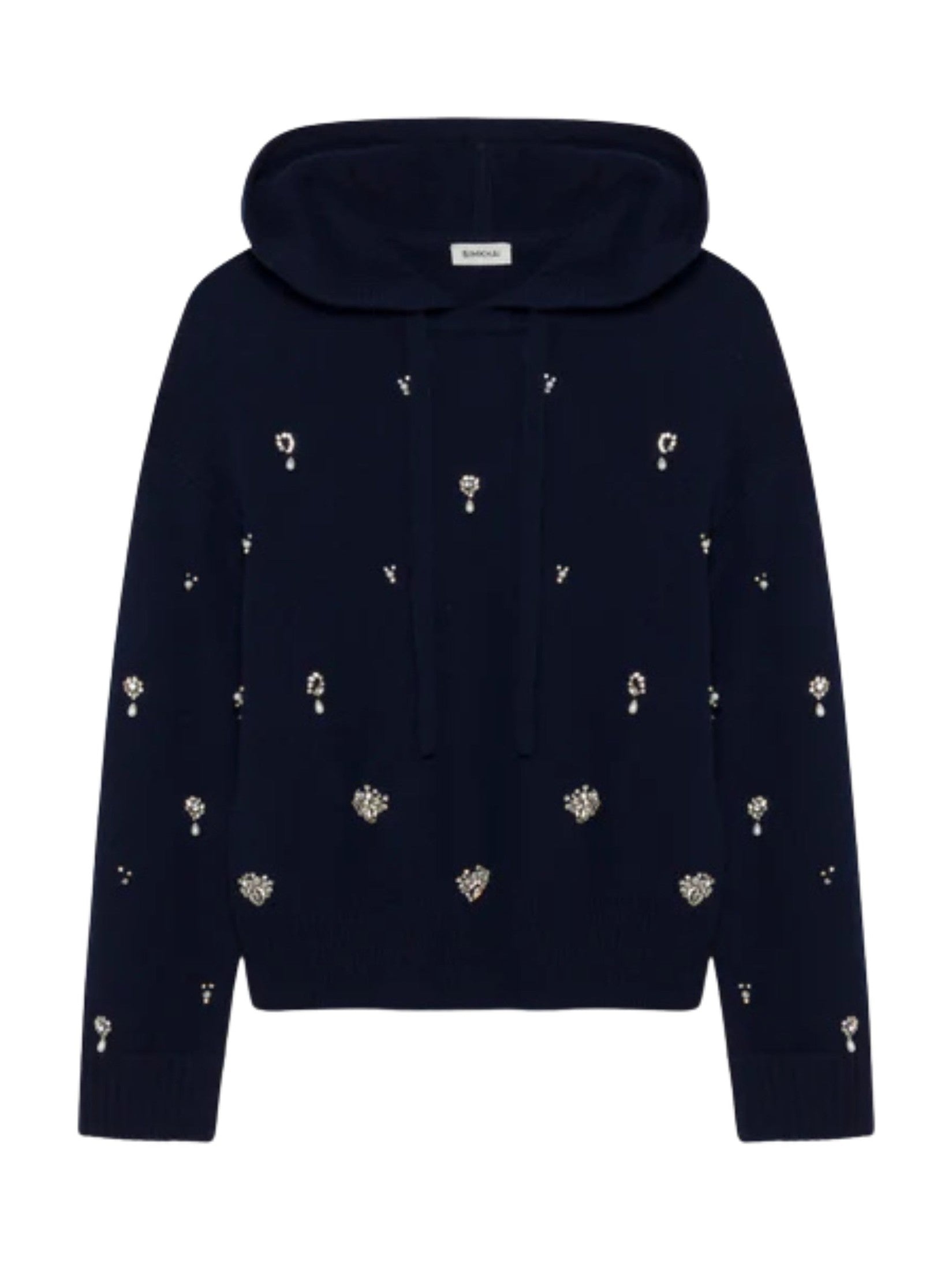 Karmen embellished hooded top