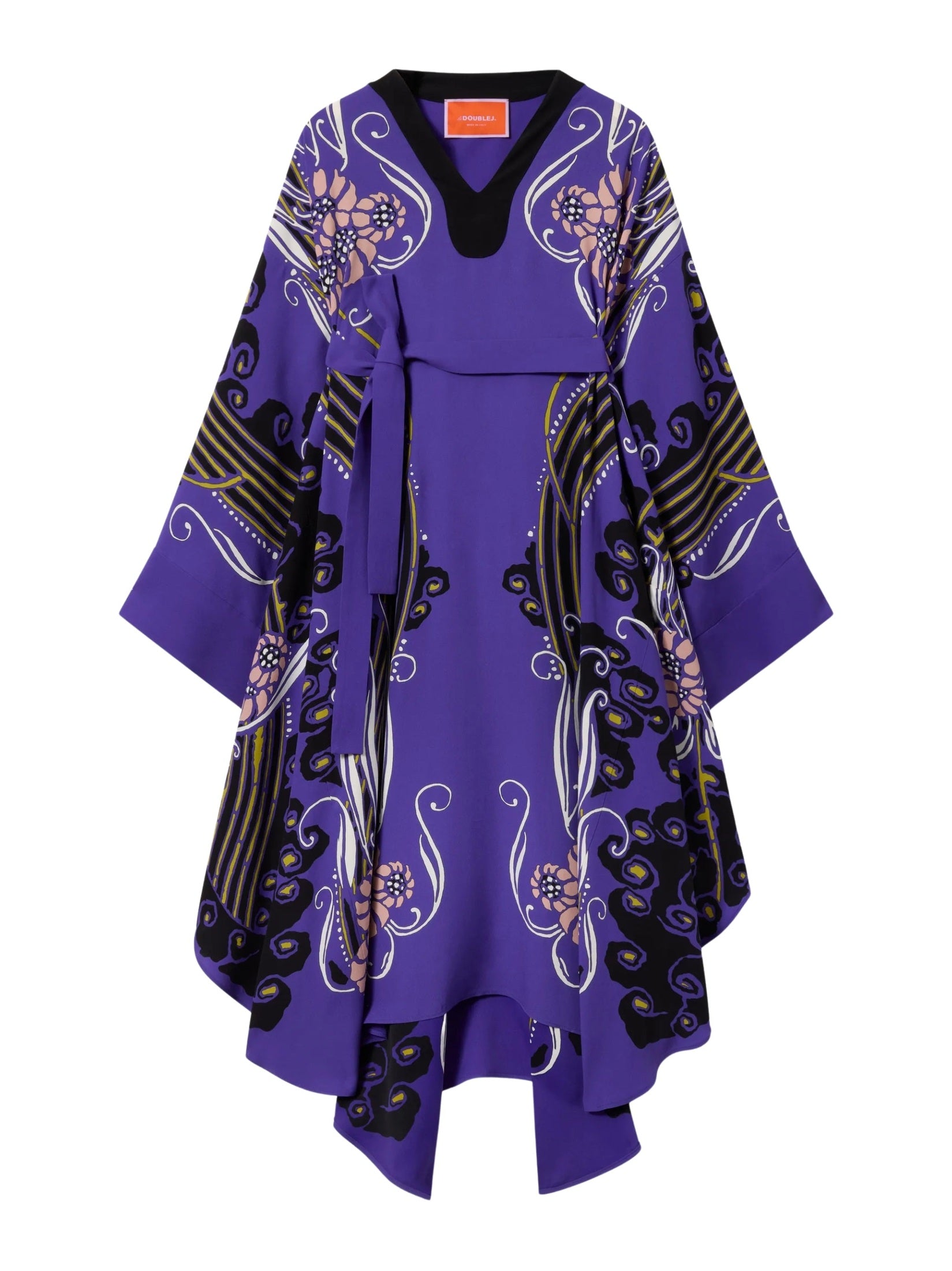 Karis kaftan atlantis placée purple in viscose