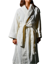 Medium Unisex Knee-Length Belted Bathrobe – Limited Edition Saudi National Day Embroidery