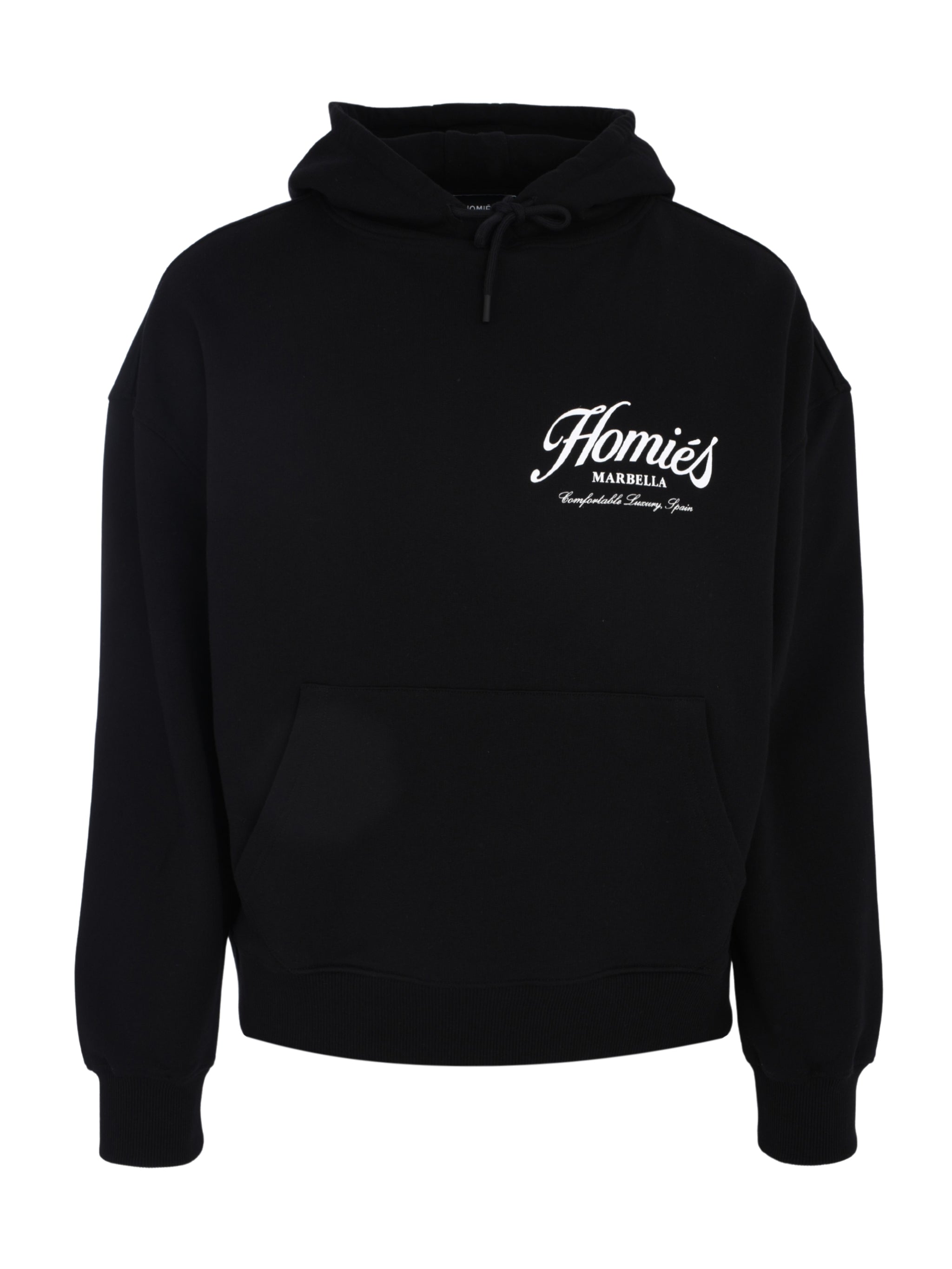 HOMIES ESSENTIALS HOODIE BLACK