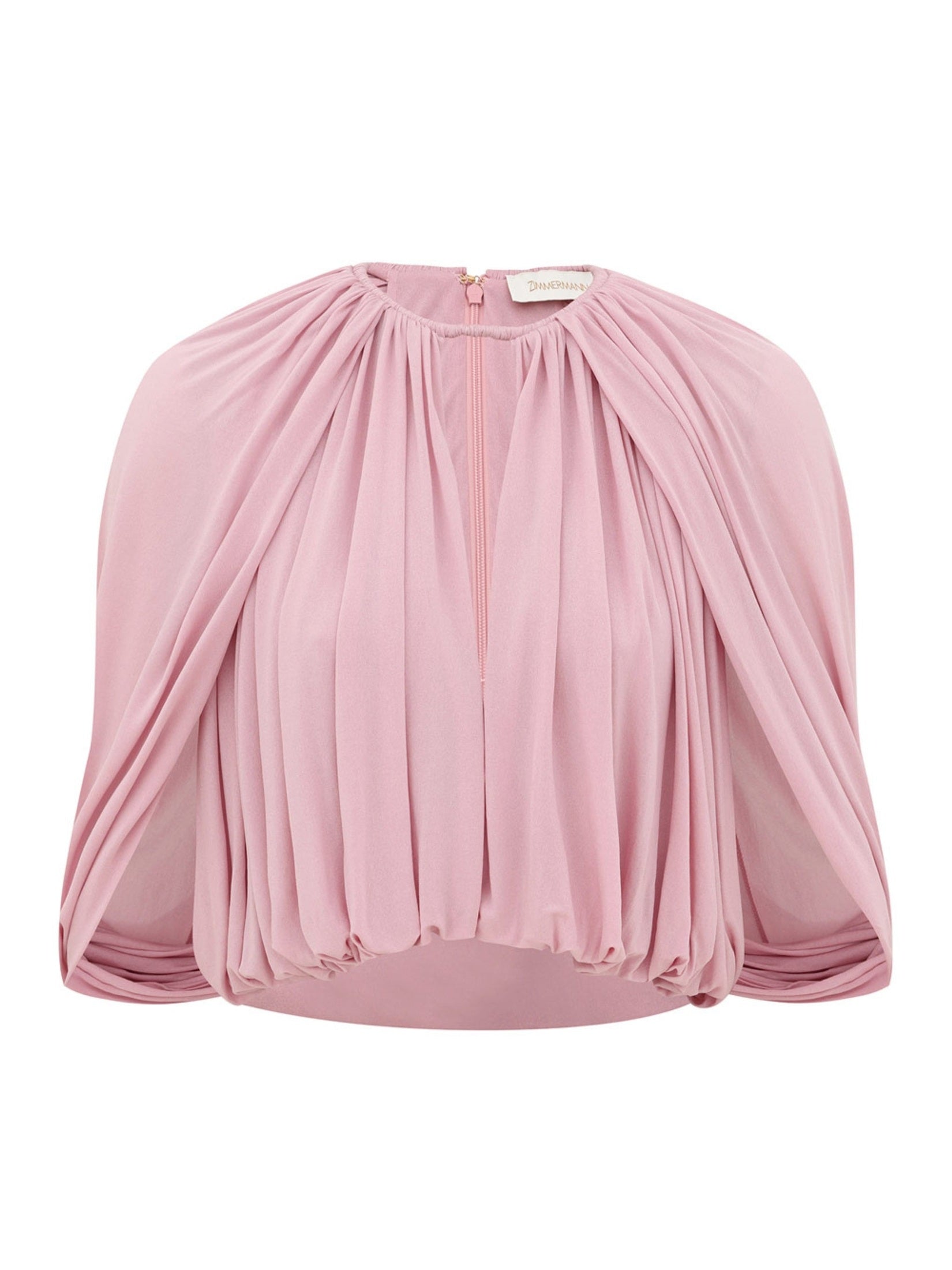 Alchemy caped blouse