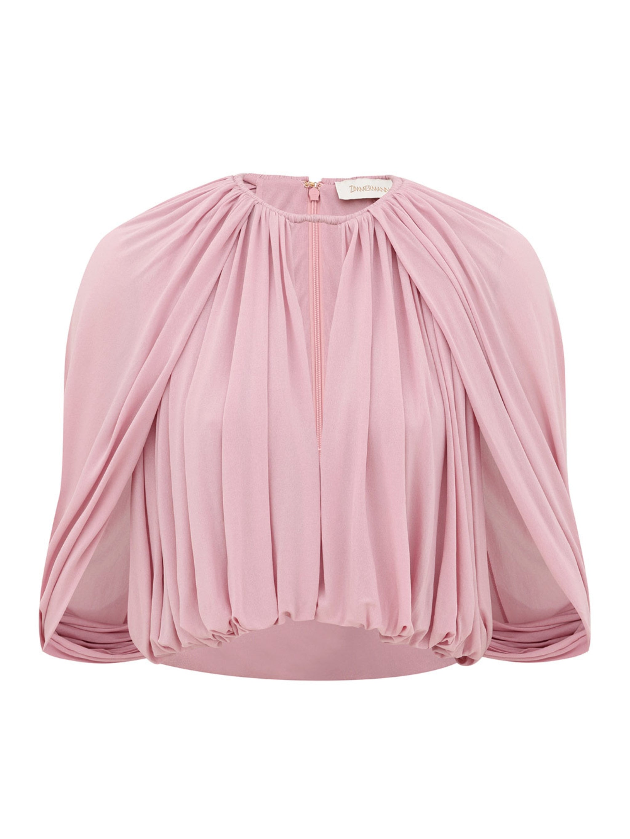 Alchemy caped blouse