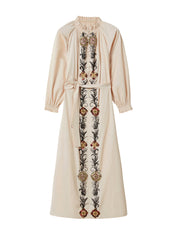 EMBROIDERED CERERE SHIRT DRESS