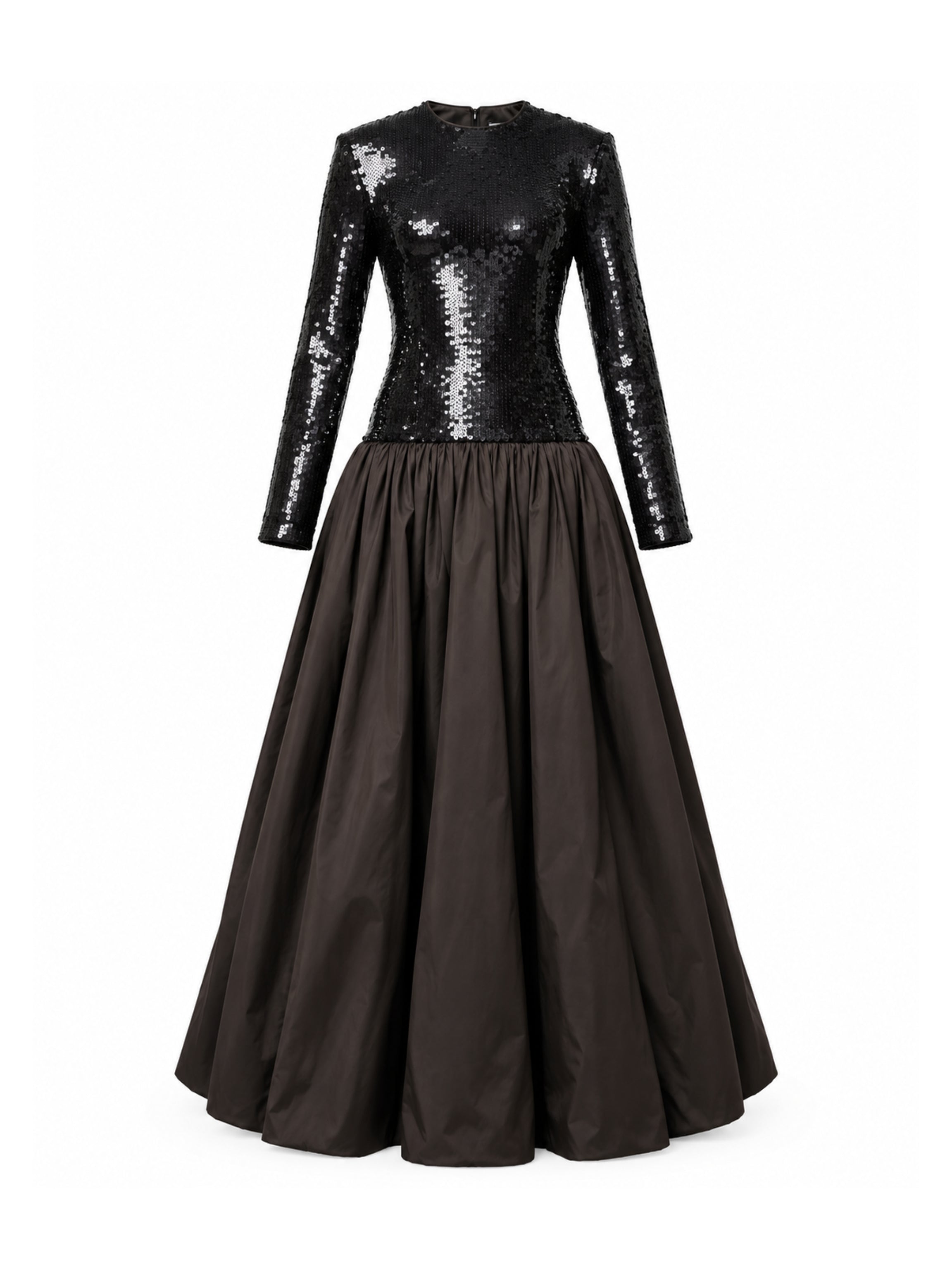 Sequins maxi bubble dress