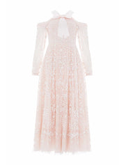 ADELINE OFF-SHOULDER ANKLE GOWN