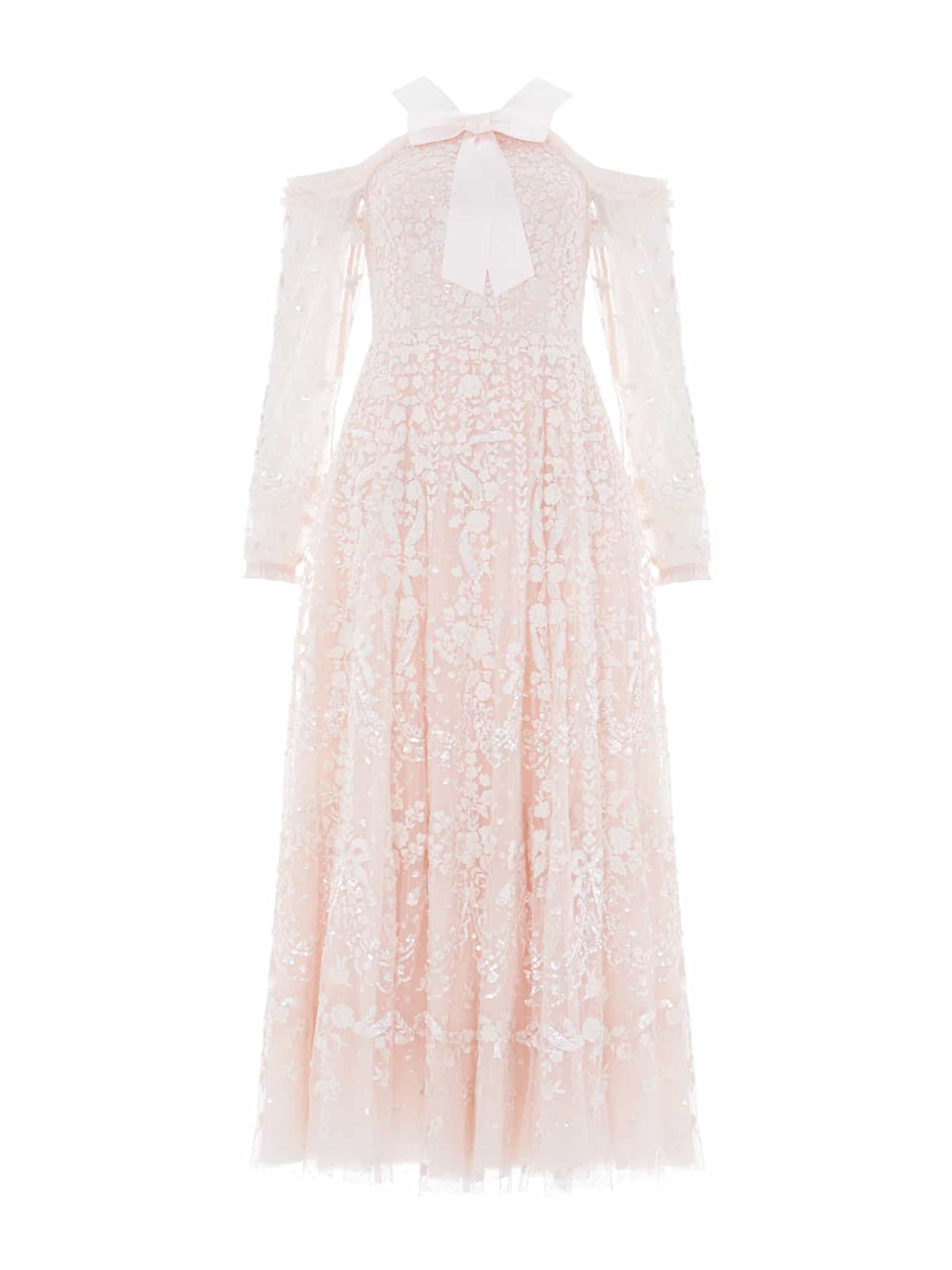 ADELINE OFF-SHOULDER ANKLE GOWN