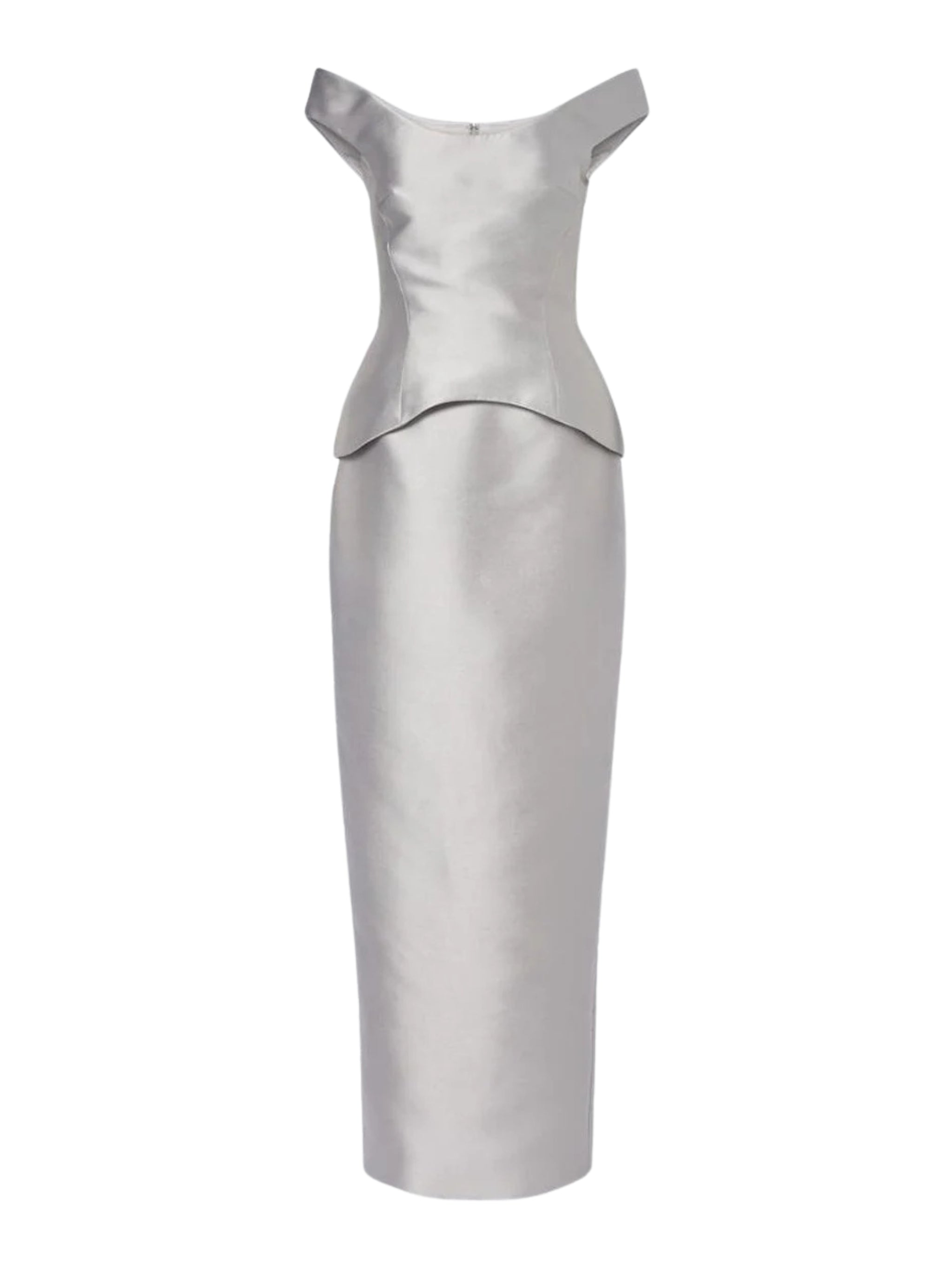 The Pieta Maxi Dress in Platinum