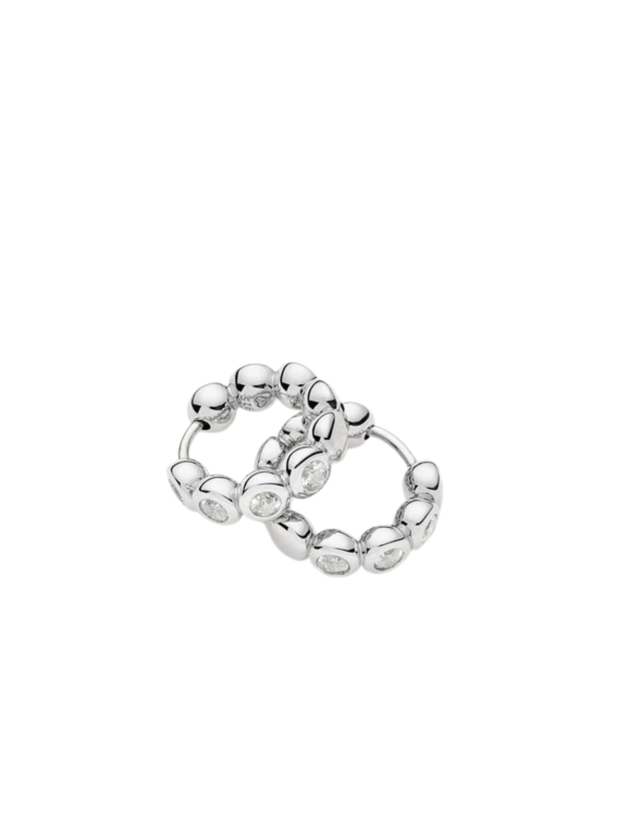 TENNIS SMALL HOOP EARRINGS