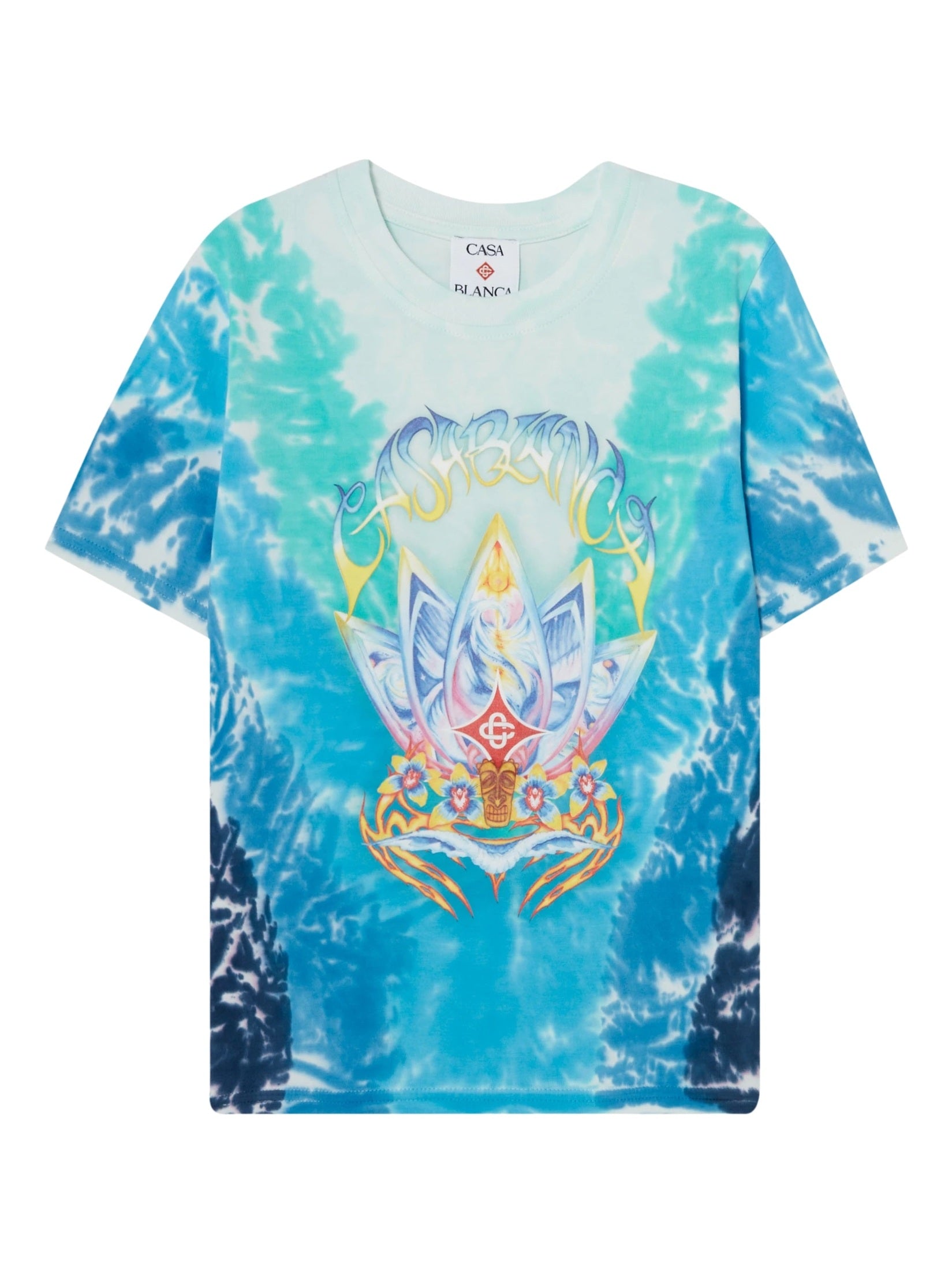 Surf lotus tie dye t-shirt