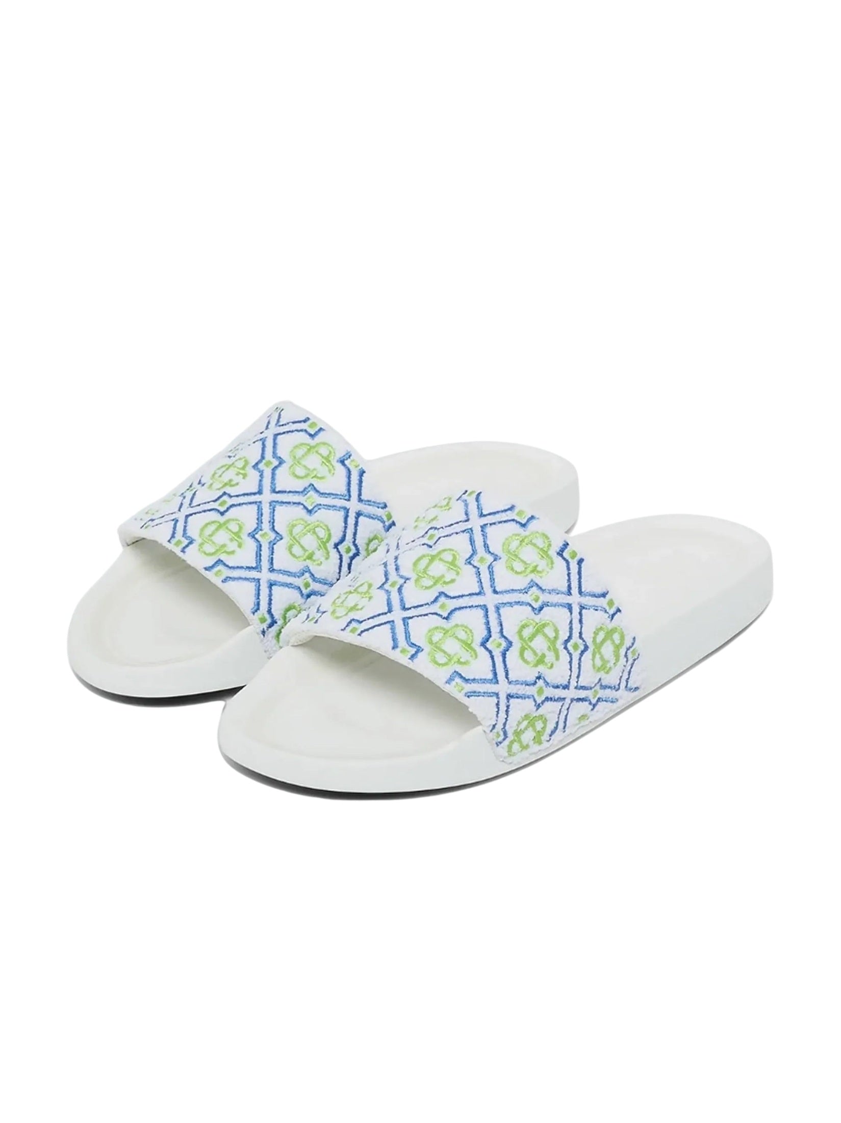 Mens monogram pool slide