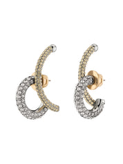 MARISA PAVE TWO TONE HOOP