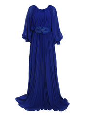PLEATED LONG DRESS