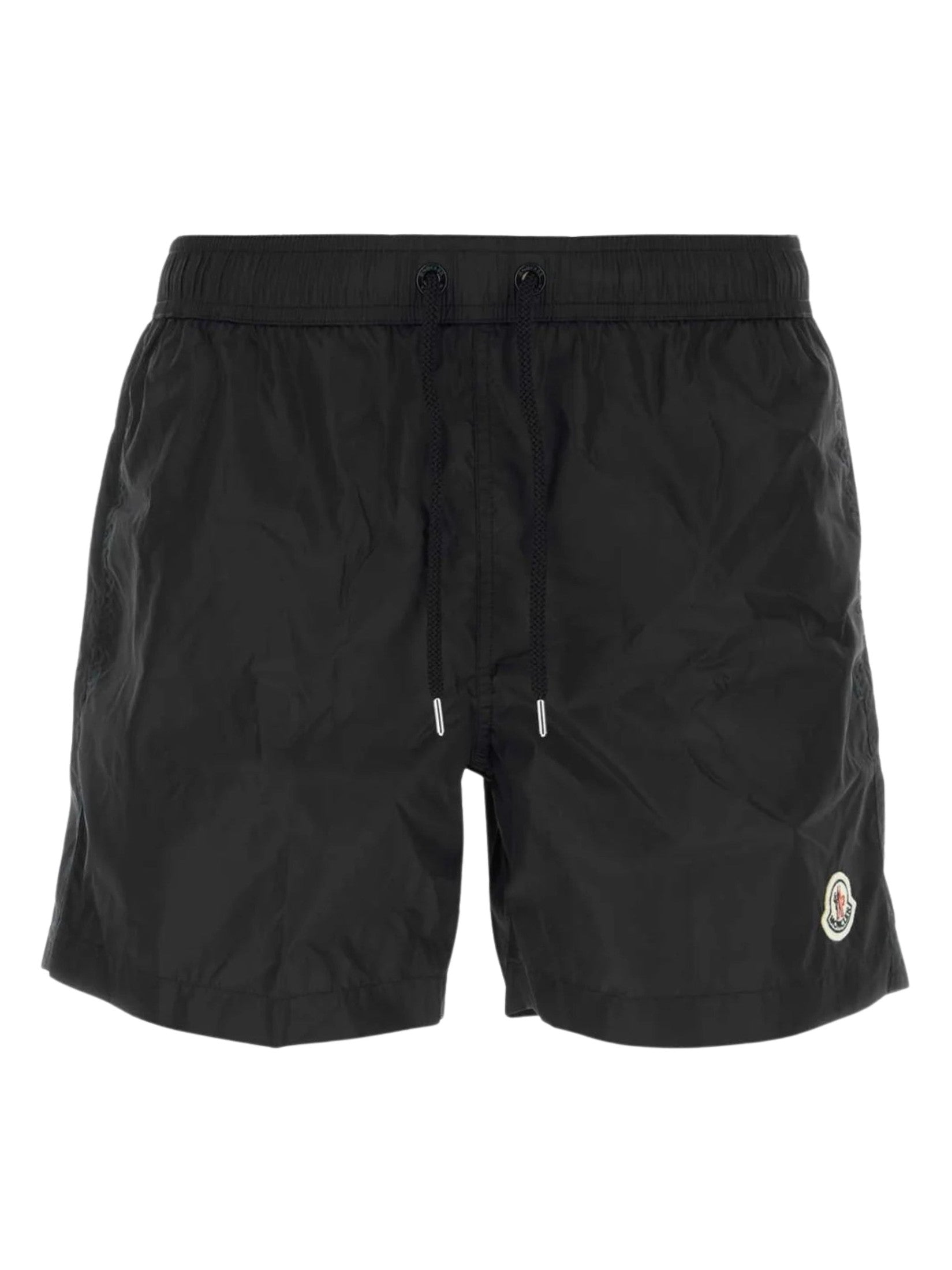 Logo patch swim shorts