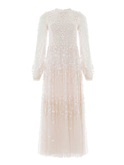 Clover long sleeve ankle gown
