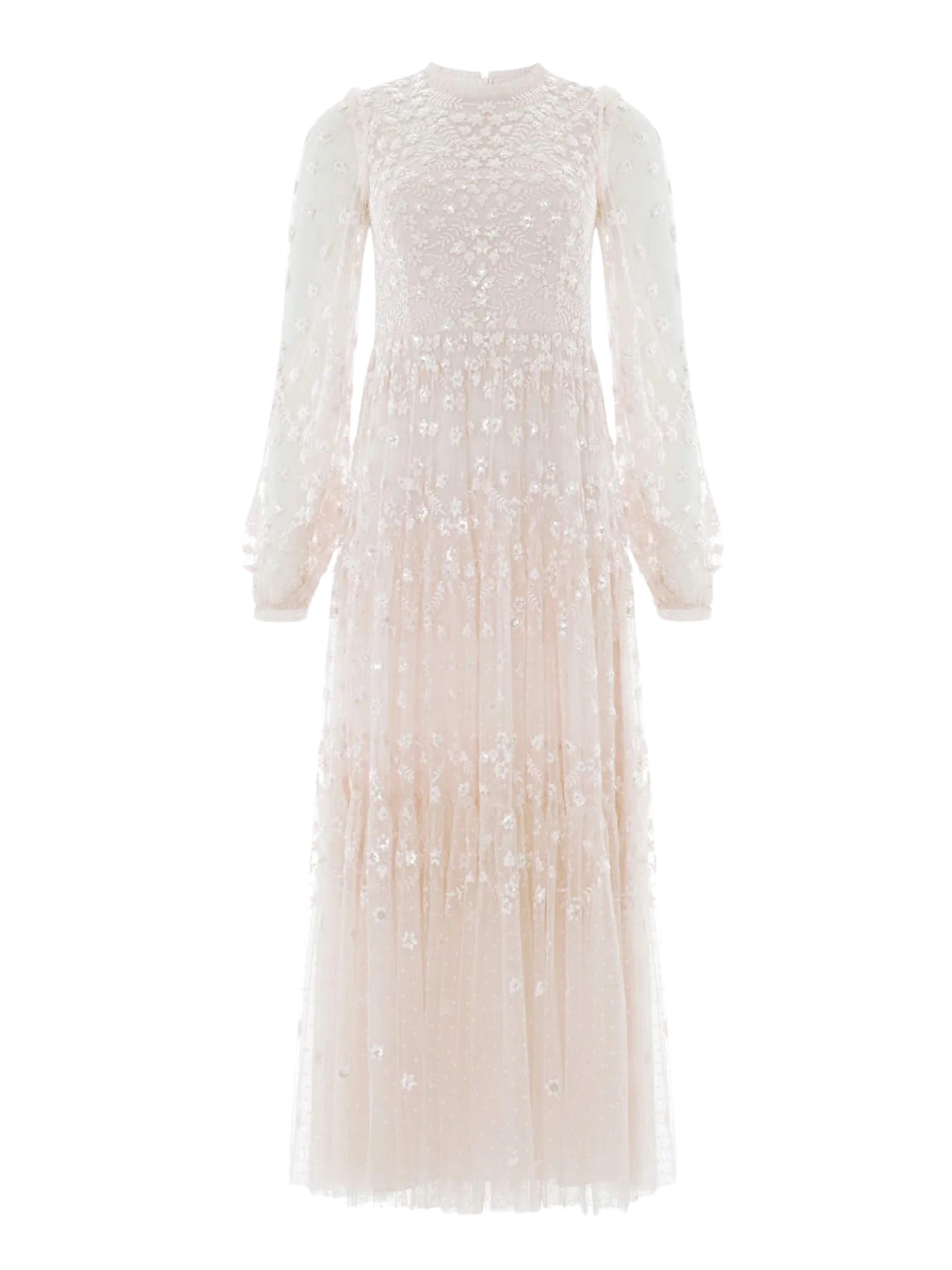 Clover long sleeve ankle gown