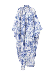 KIMONO ABAYA TOILE DE JEDDAH BLUE