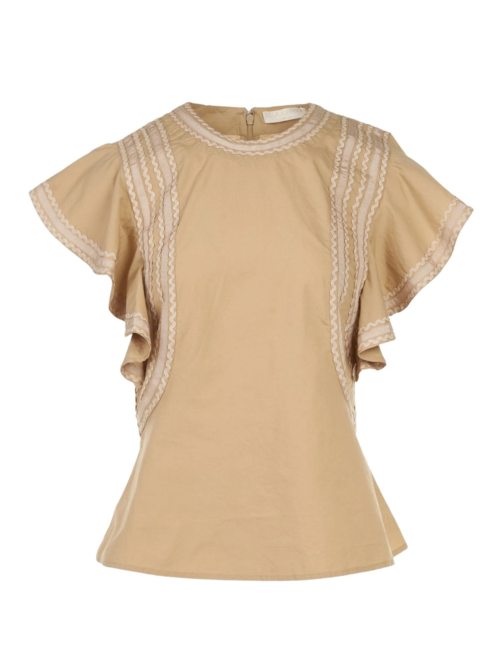 Anora flutter sleeve top