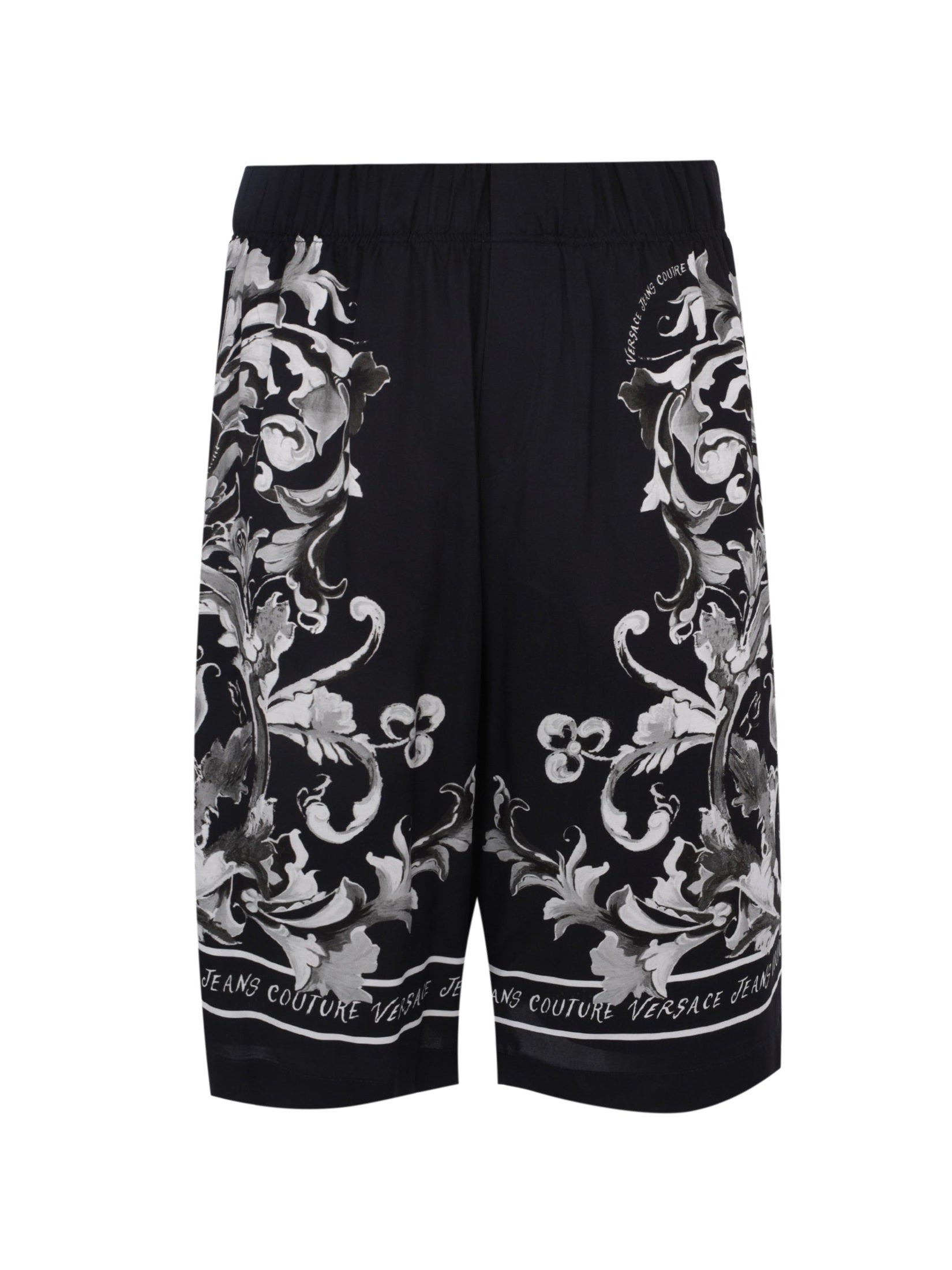Versace jeans couture printed barocco shorts
