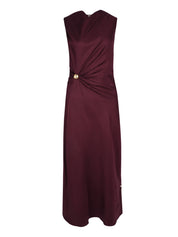 ROAN SLEEVELESS DRAPPED DRESS